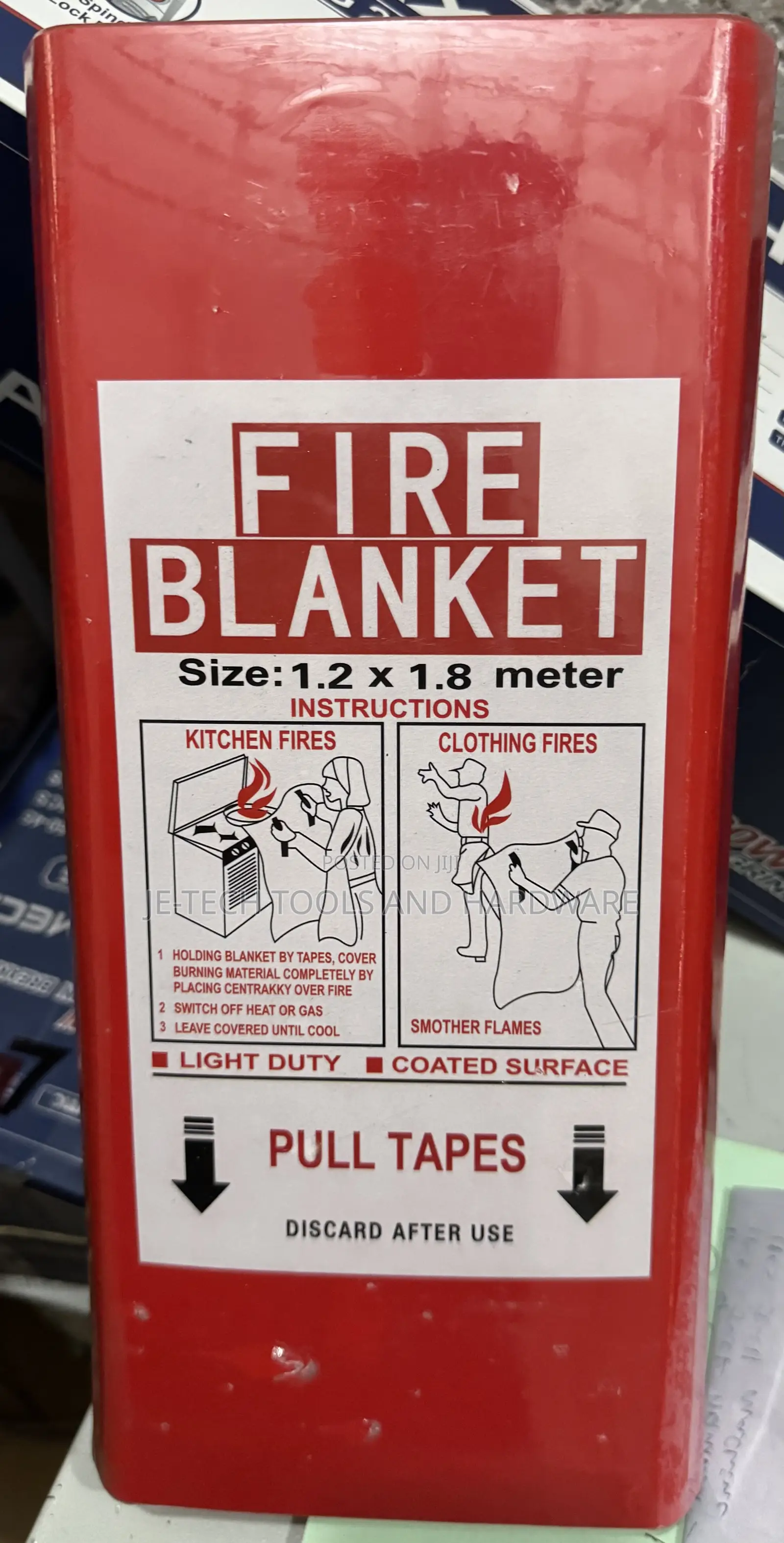 1.2 X 1.8 Meter Fire Blanket