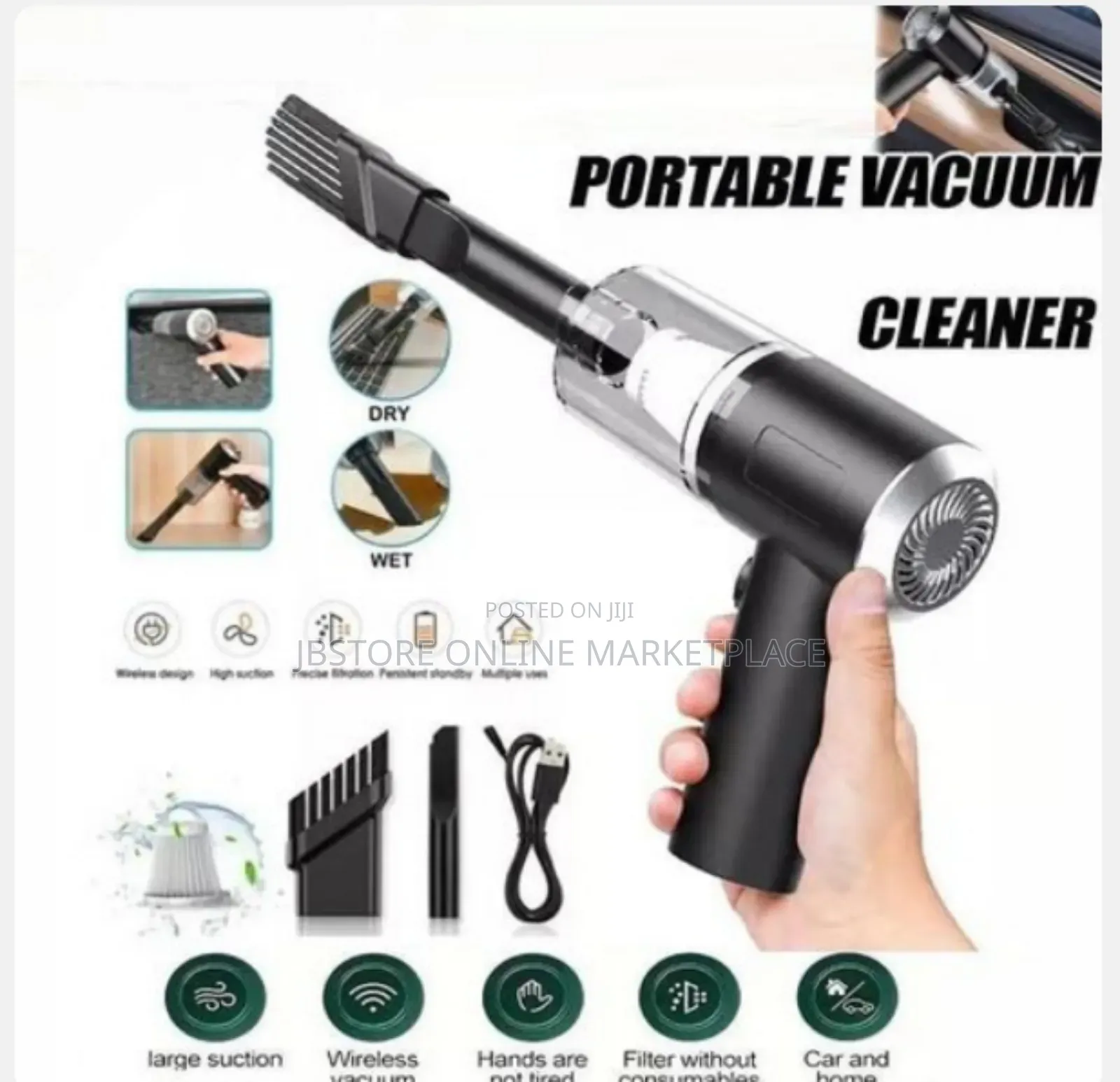 As-228 3-in-1 Portable Mini Vacuum Cleaner