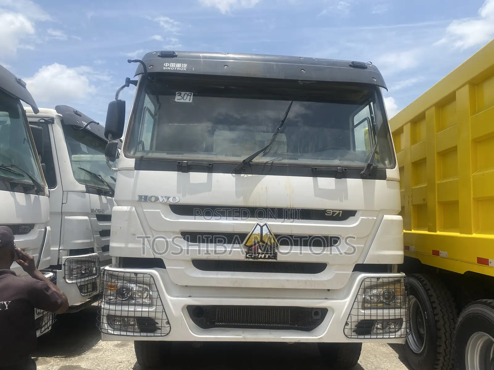 371 Foreign Used Howo Sinotruk Dump