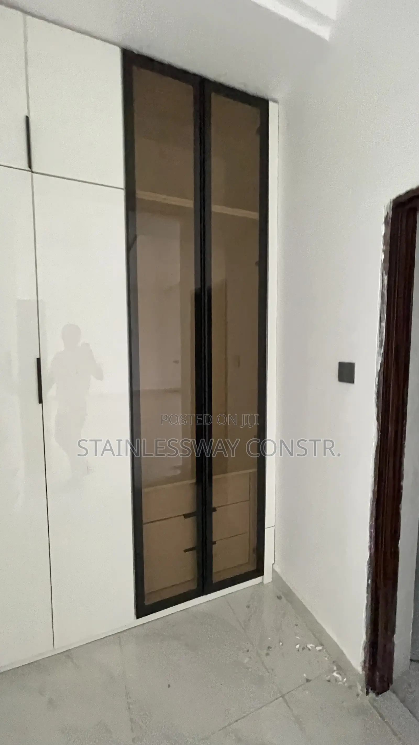 Tinted Glass Wardrobe Door