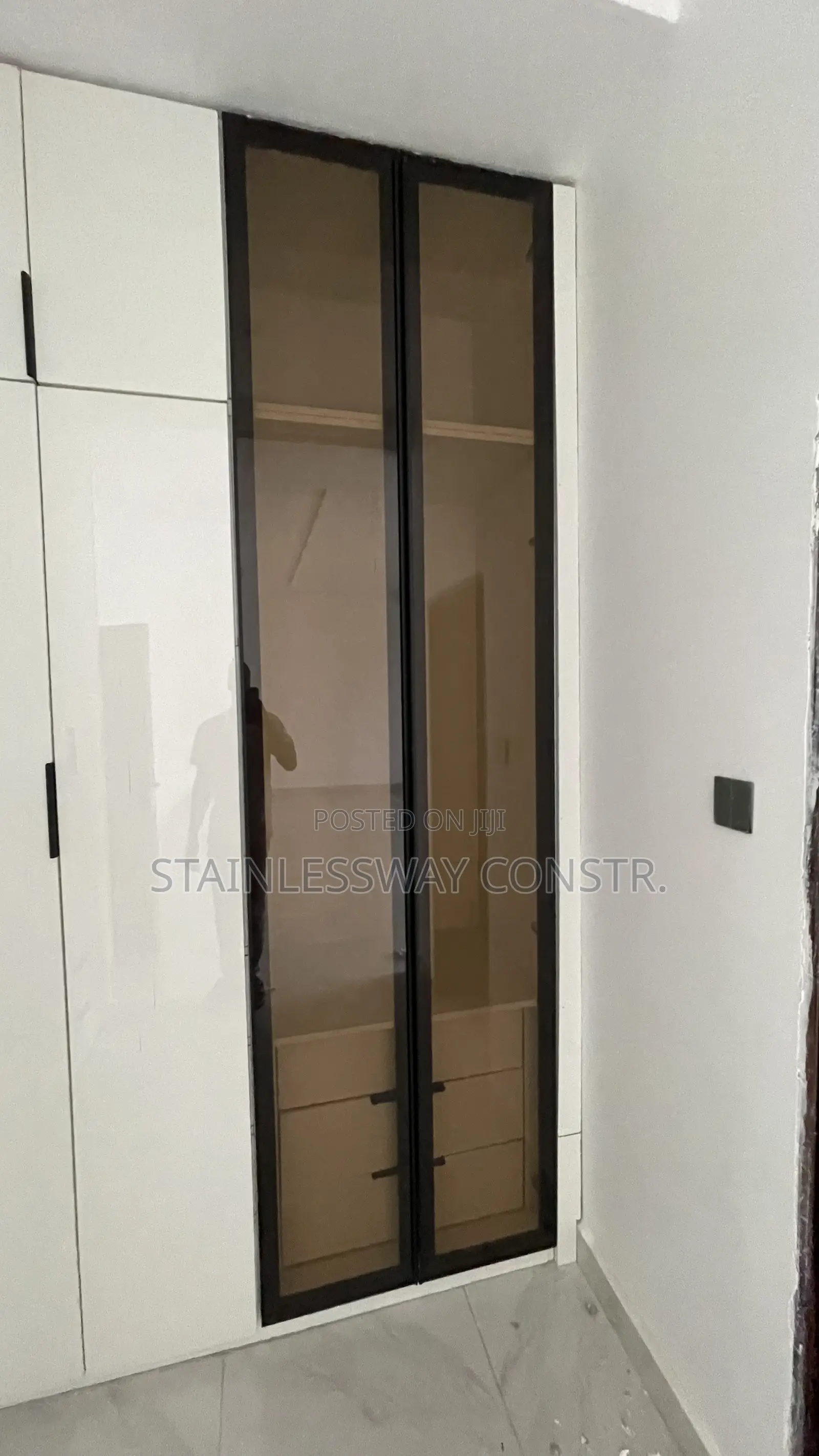 Tinted Glass Wardrobe Door