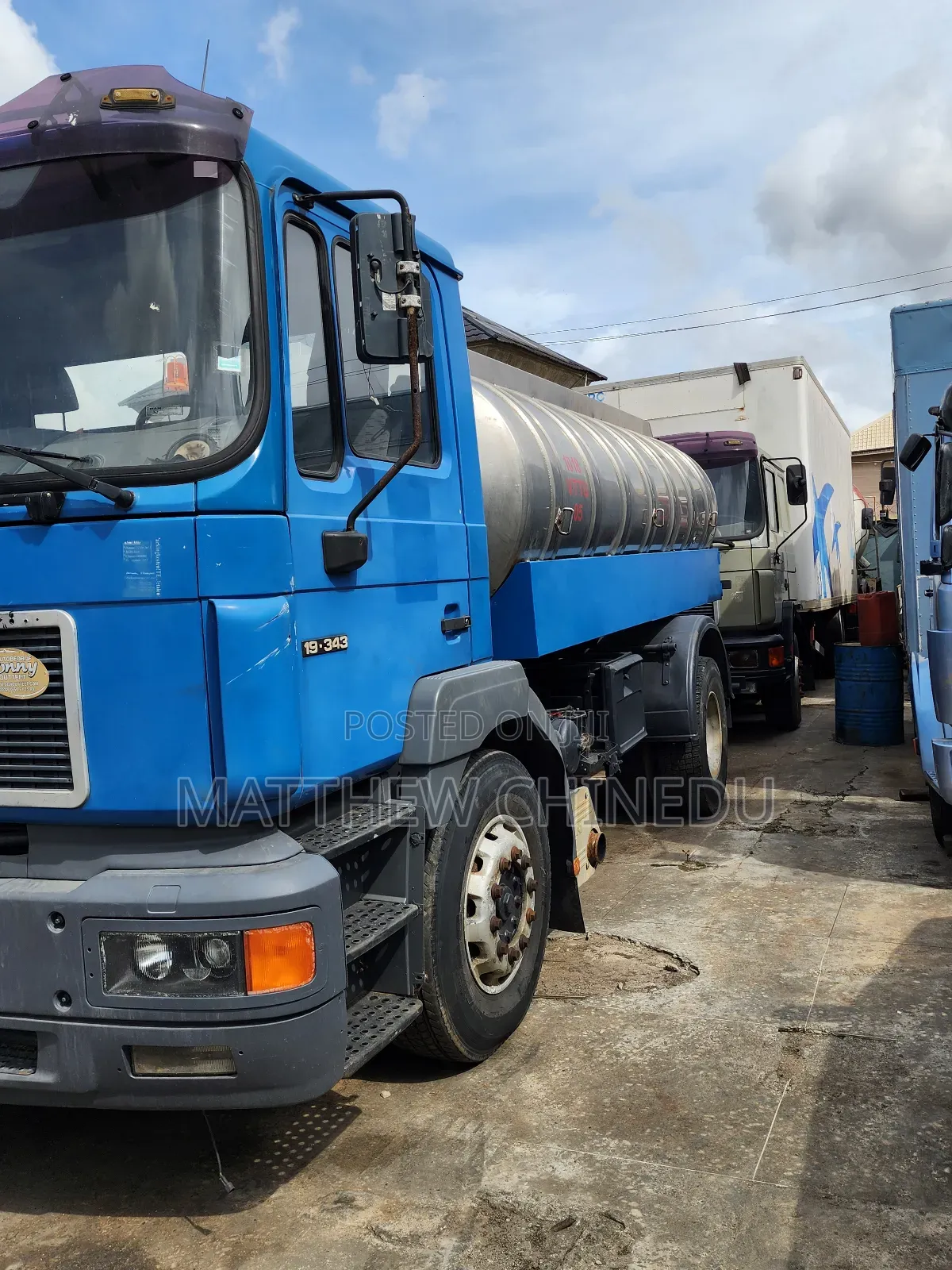 Super Clean Man Diesel Water Tanker Truck 12,000 Liters