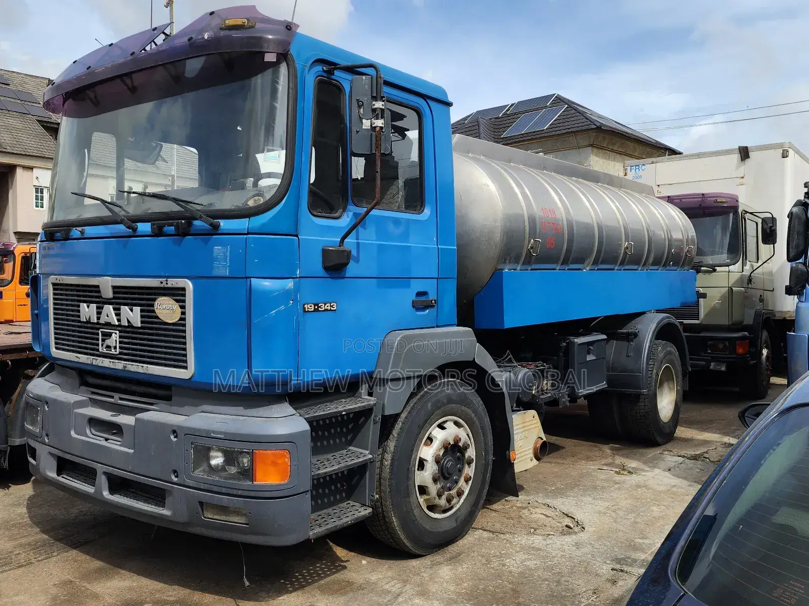 Super Clean Man Diesel Water Tanker Truck 12,000 Liters