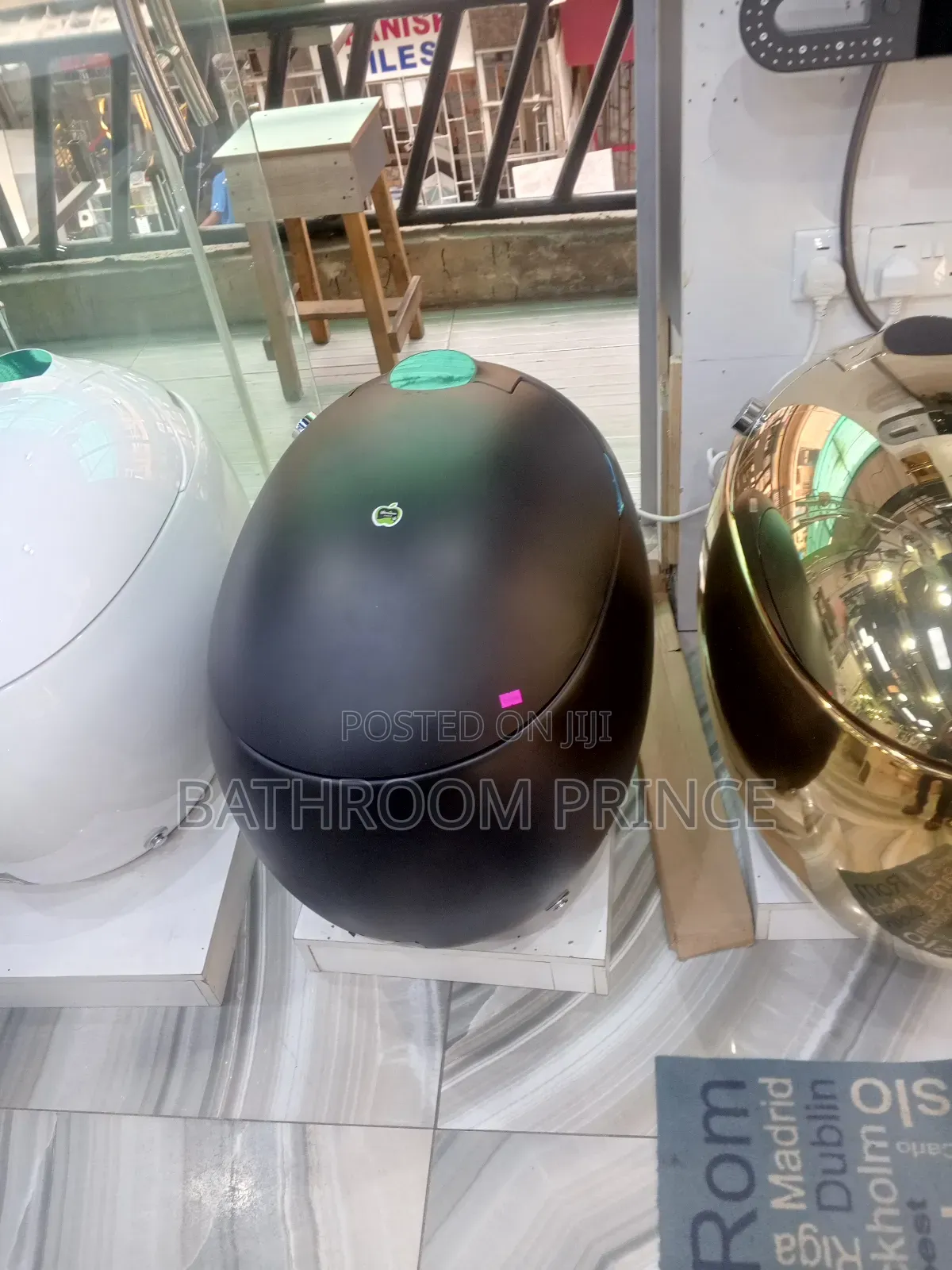 Matte Black Voice Control Smart W.C (Sensor W.C)