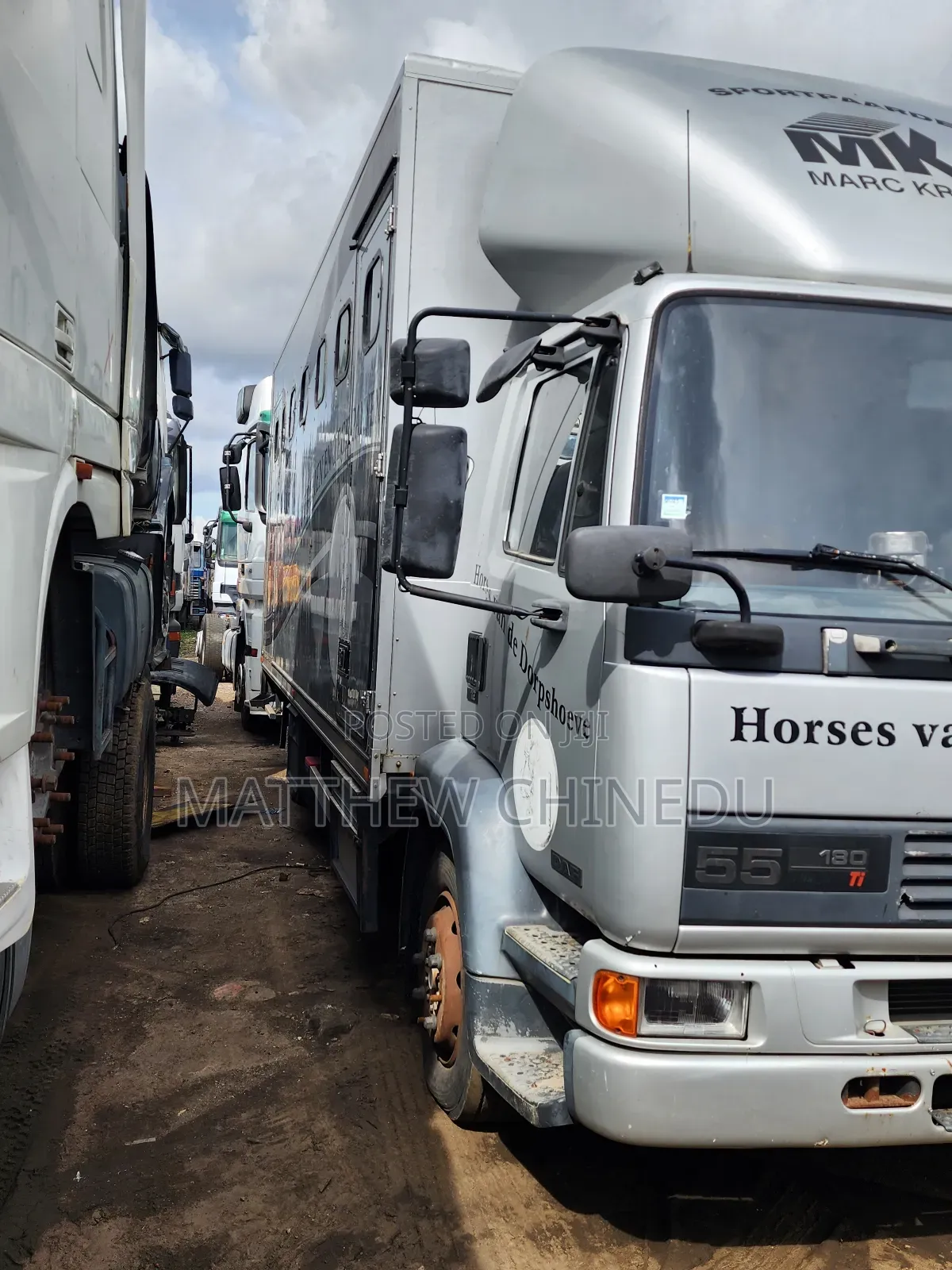 Super Clean Foreign Used Daf 55 Container Body Truck
