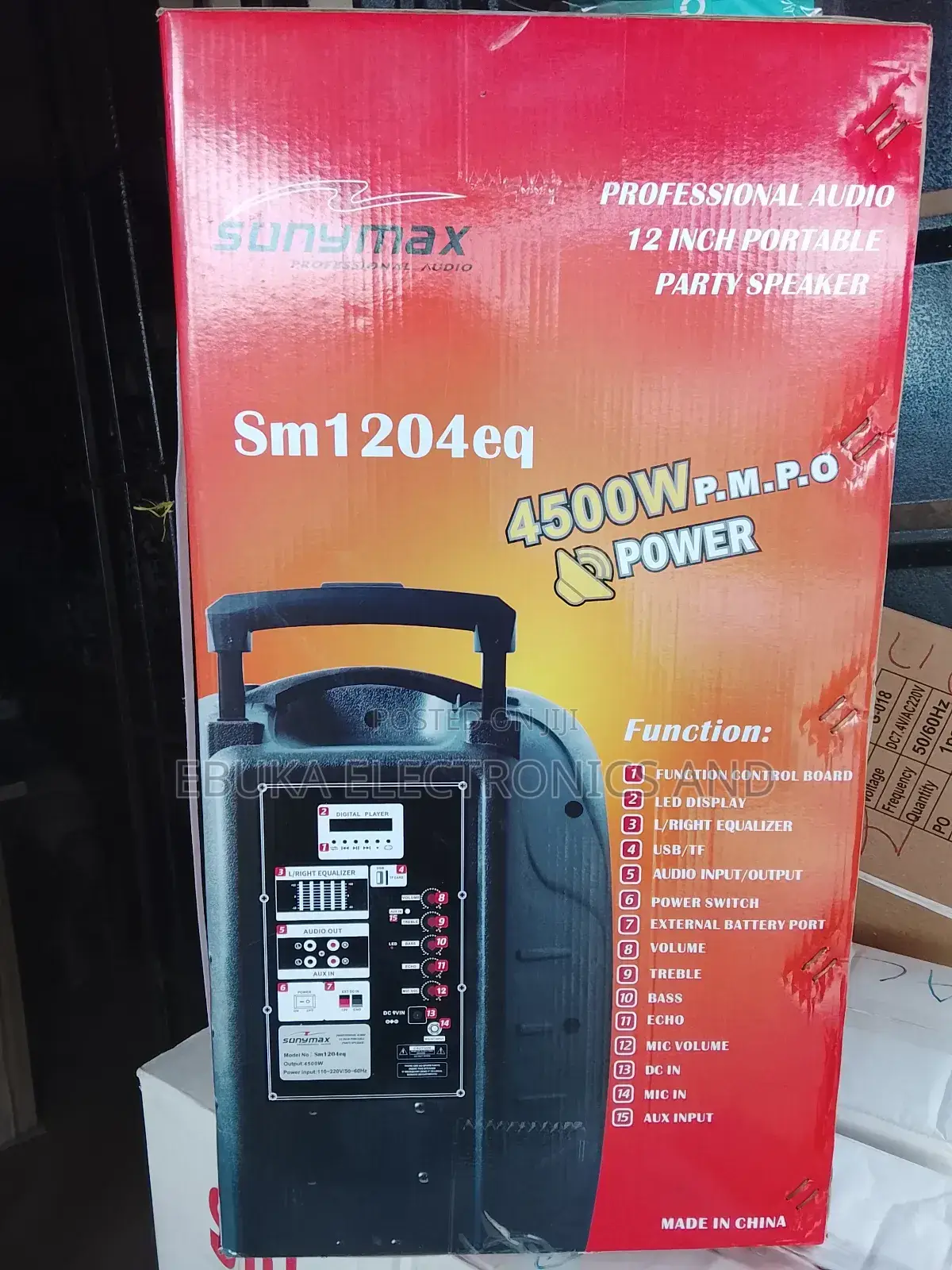 Sonymax Professional Audio 12 Inches Public Address