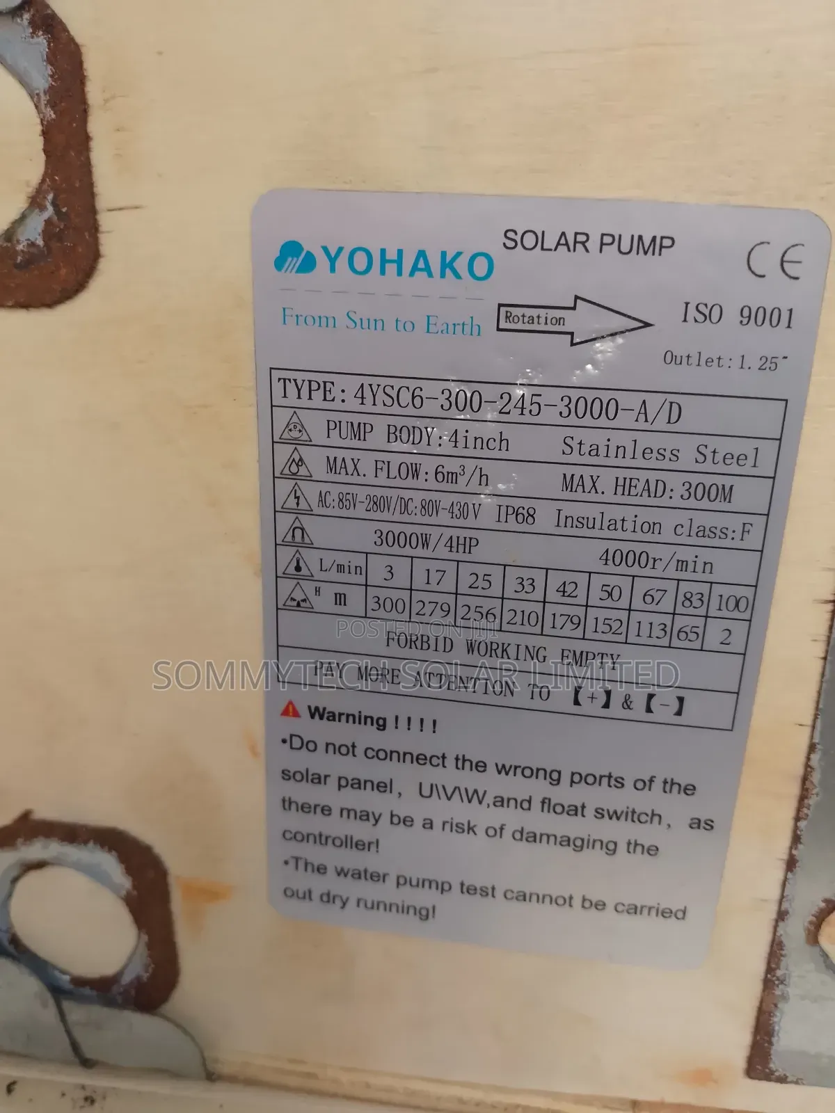 4hp Yohako Pumping Machine