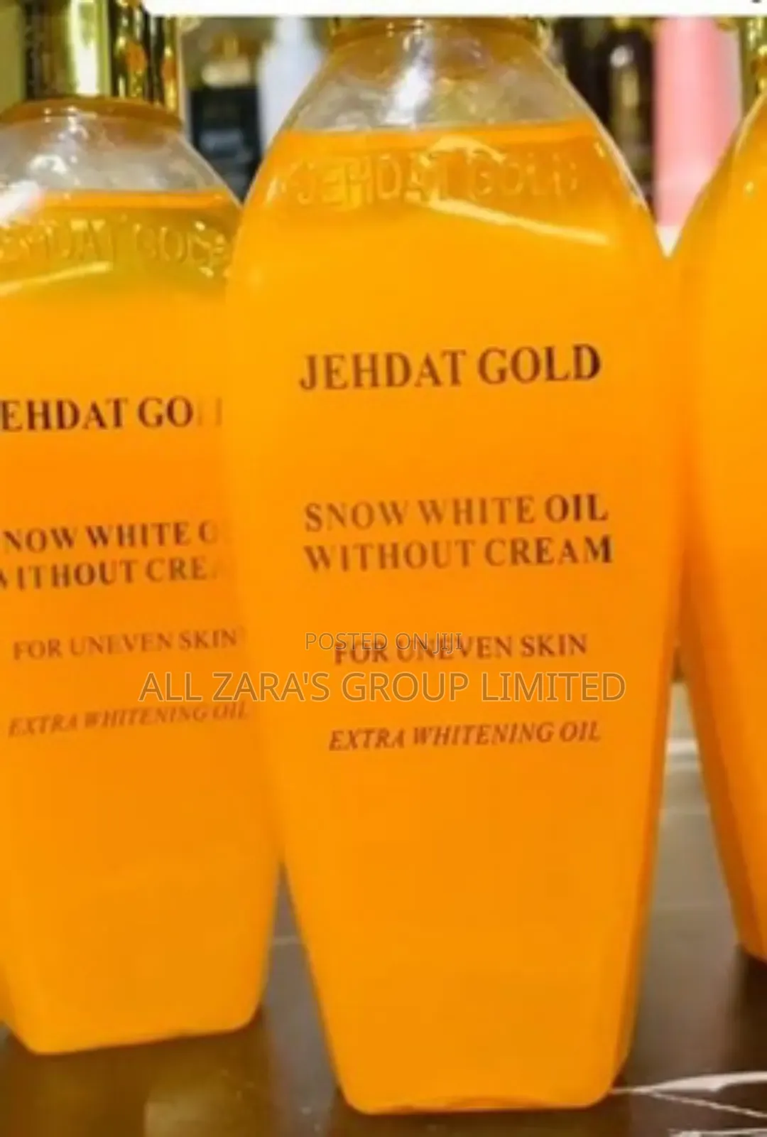 Jehdat Gold Snow White Oil (Without Cream)