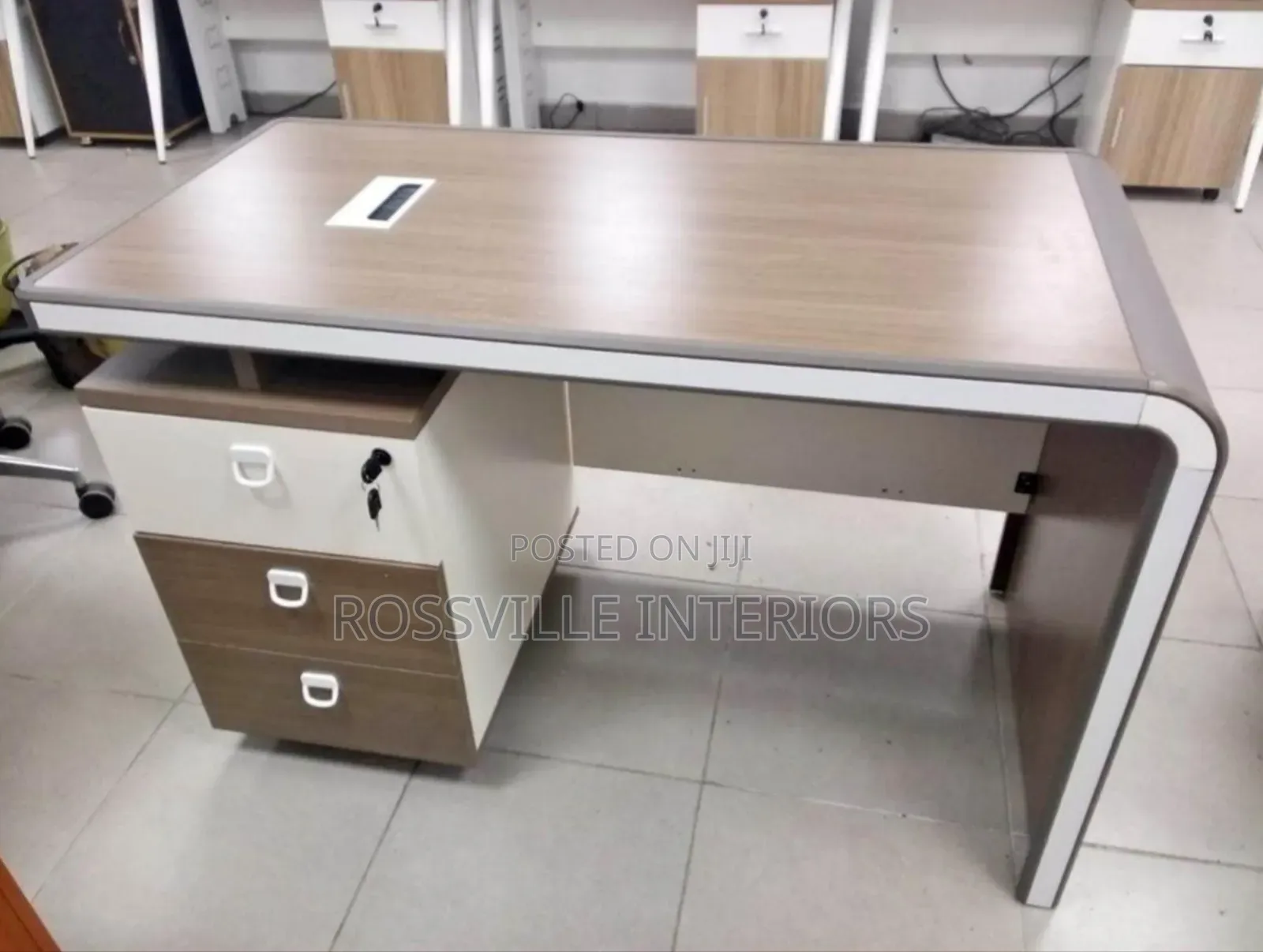 Executive Office Table – Premium Imported Wood Finish 1.4m Size