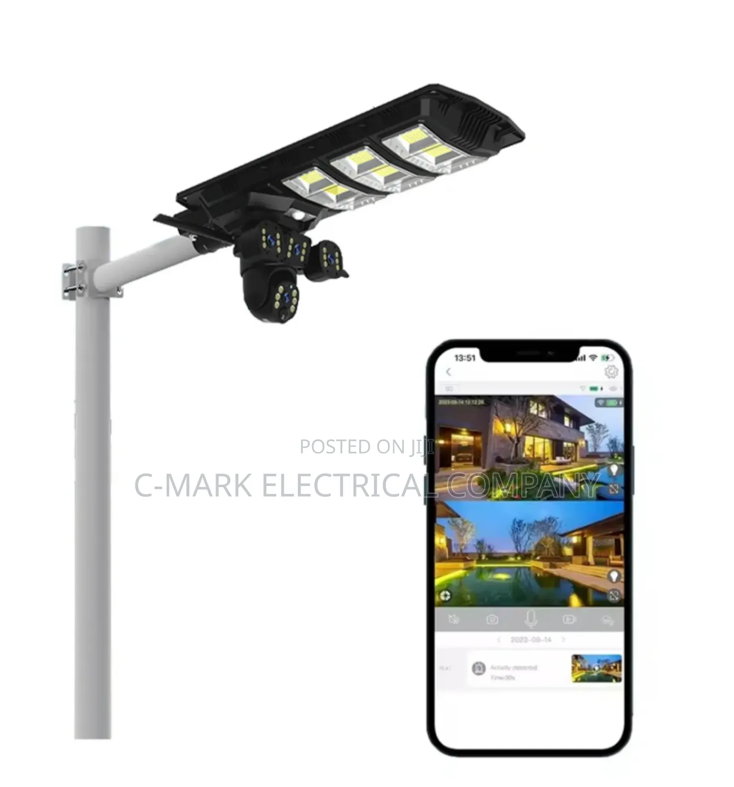 New 15mp V380 Pro Outdoor Solar 3 Lens Camera With Light 2000w