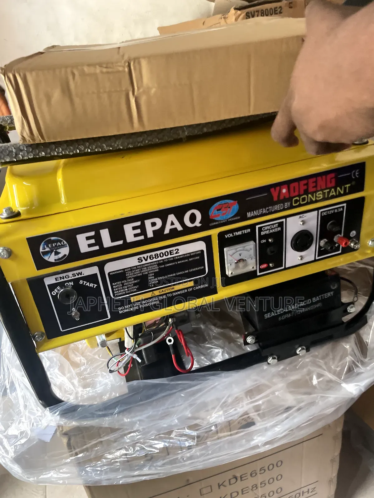 Portable Elepaq 4.5kva Generator – Stable Output