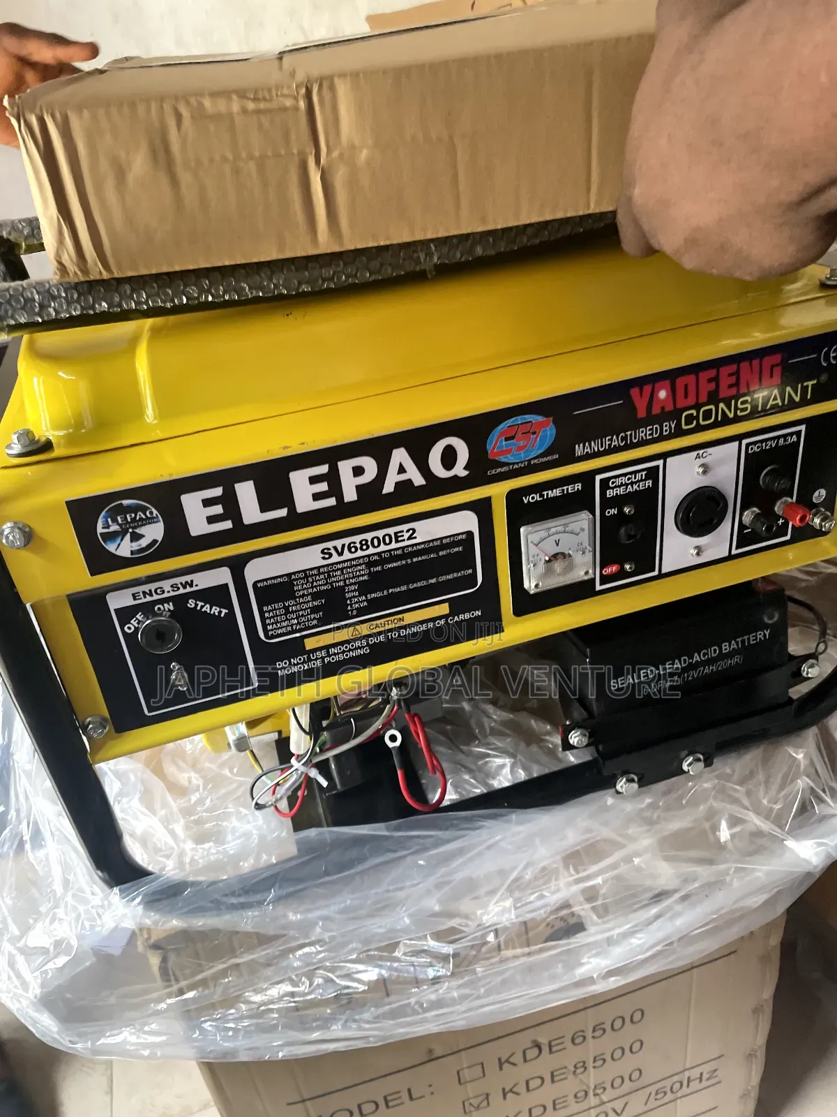 Portable Elepaq 4.5kva Generator – Stable Output