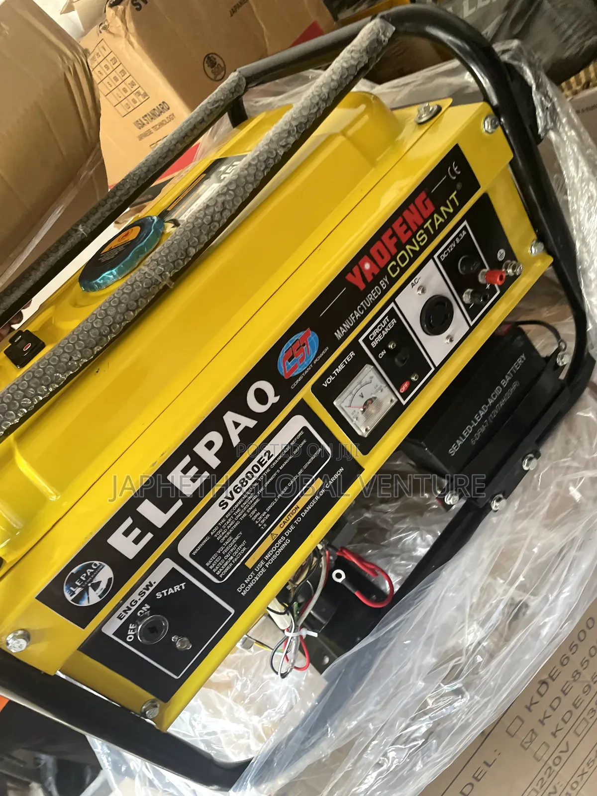 Elepaq 4.5kva Generator With Copper Coil Avr