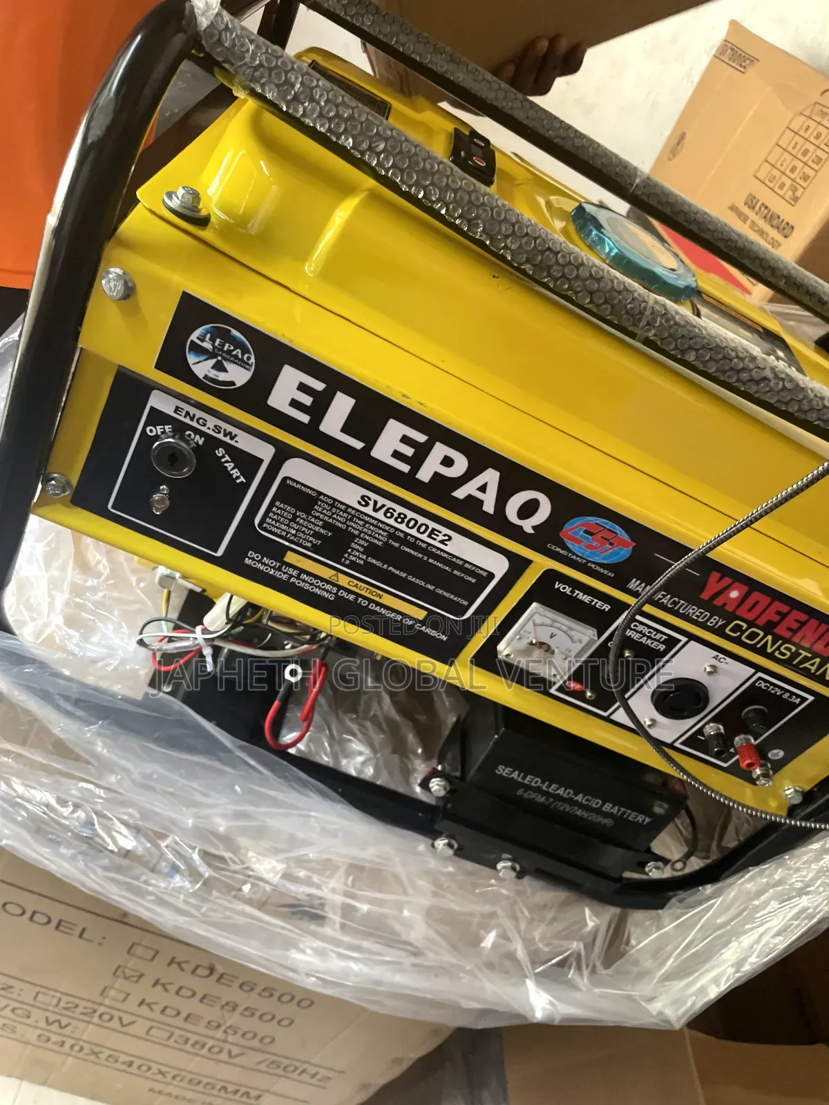 Buy Elepaq 4.5kva Generator – Powerful Affordable