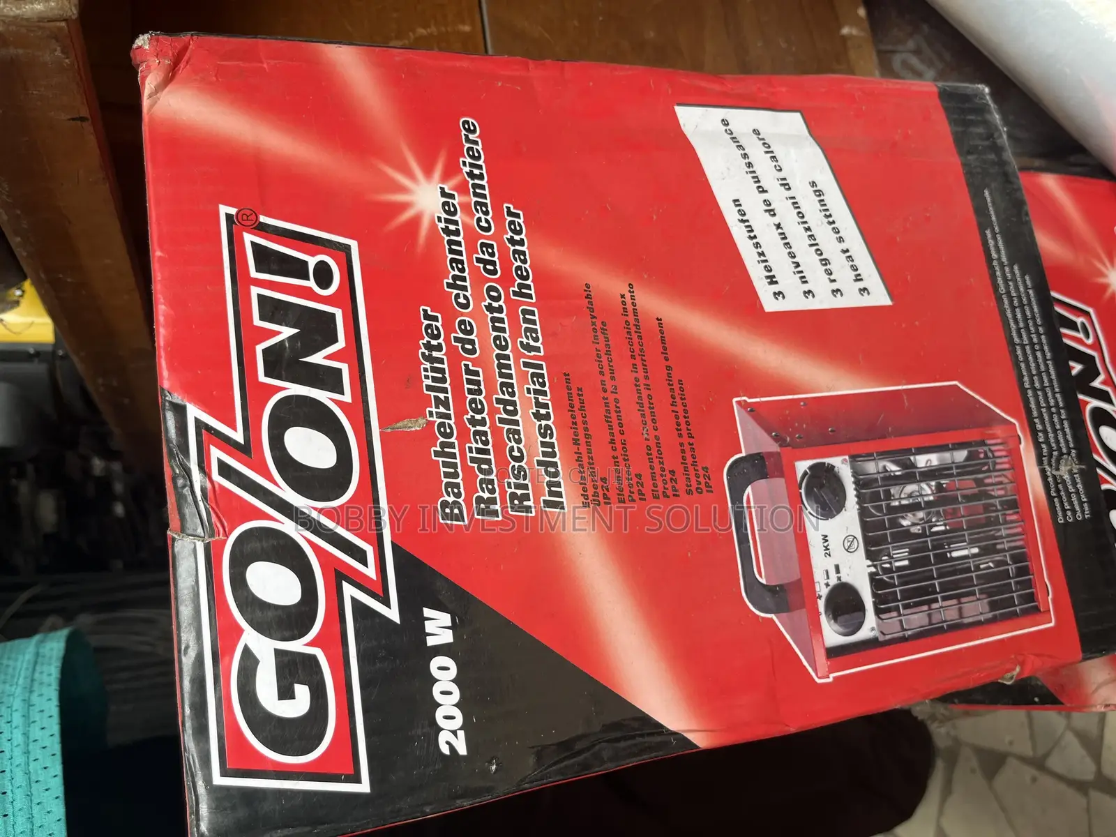 Go/On! Industrial Fan Heater