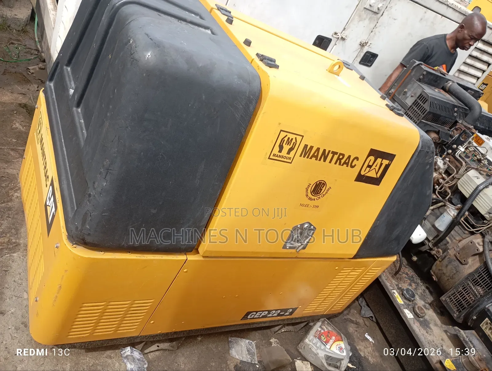 20kva Caterpillar Mantrac Olympian Gep 20-1 Generating Set
