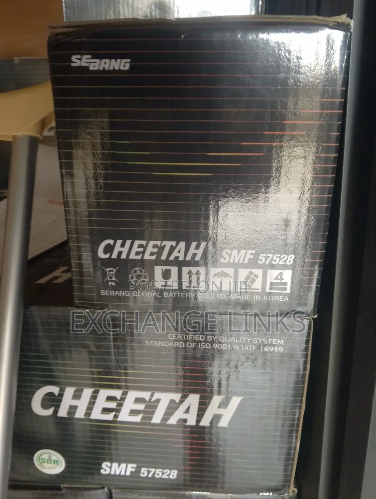 Cheetah Battery 75ah Made in Korea
