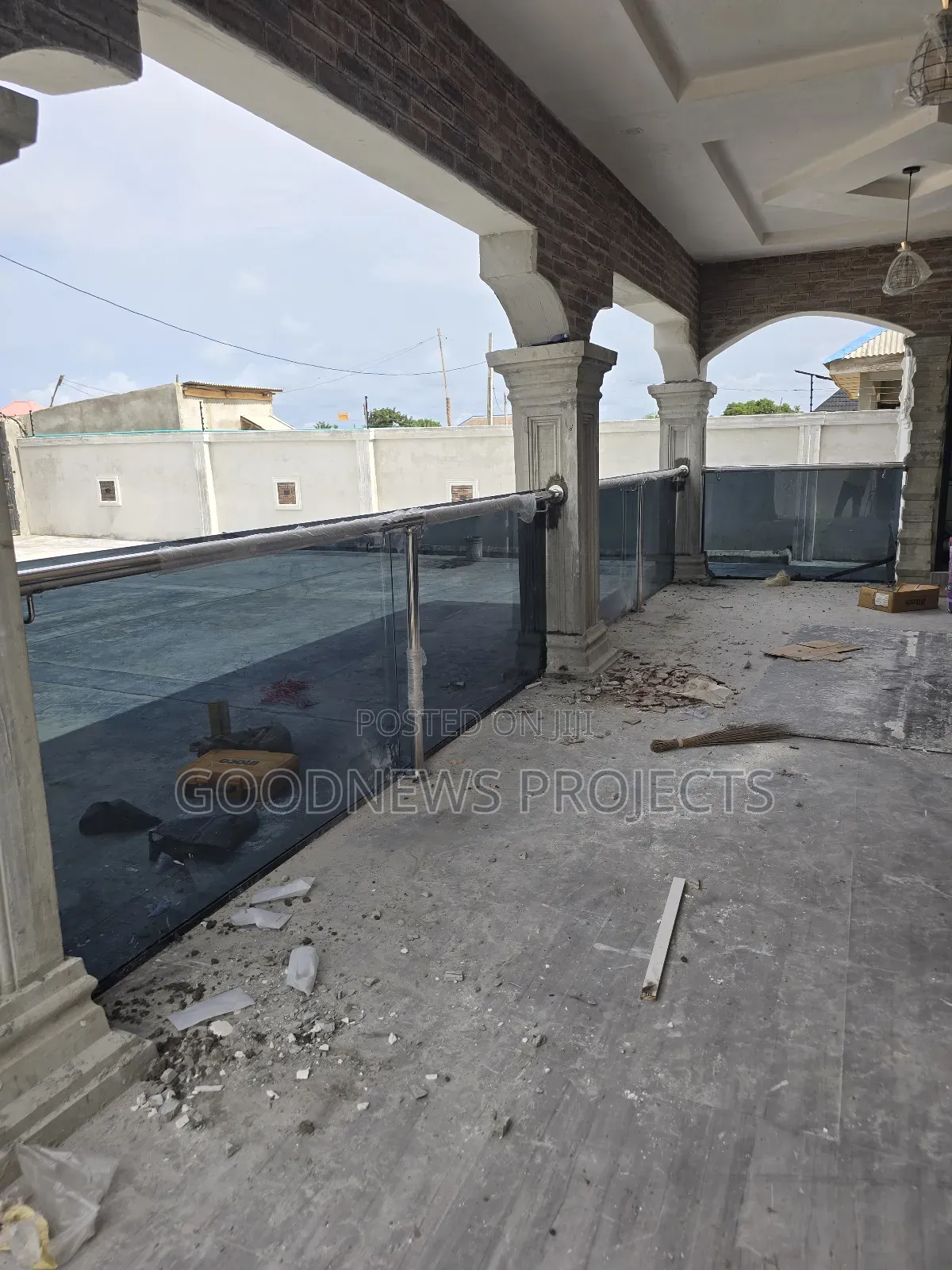 Outside Balcony Glass Handrail