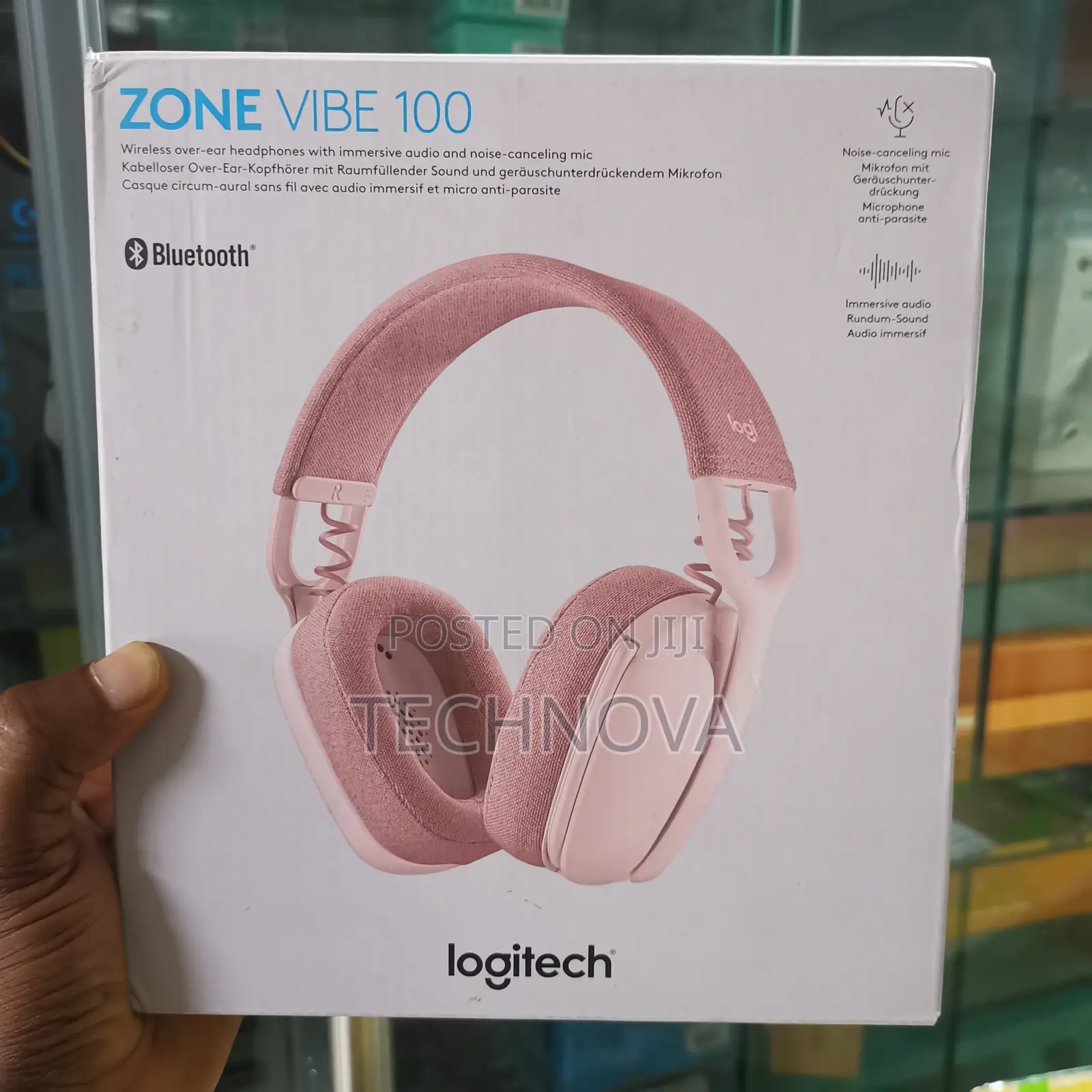 Logitech Zone Vibe 100 Wireless Over-Ear Headphones