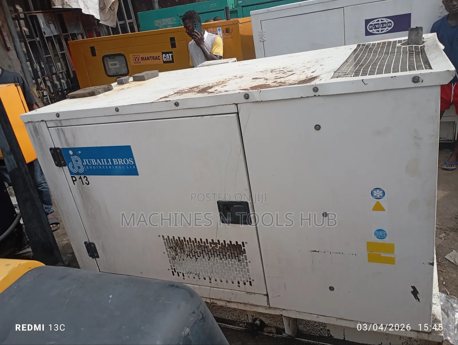 13 Kva Jubalis Bros Diesel Generator