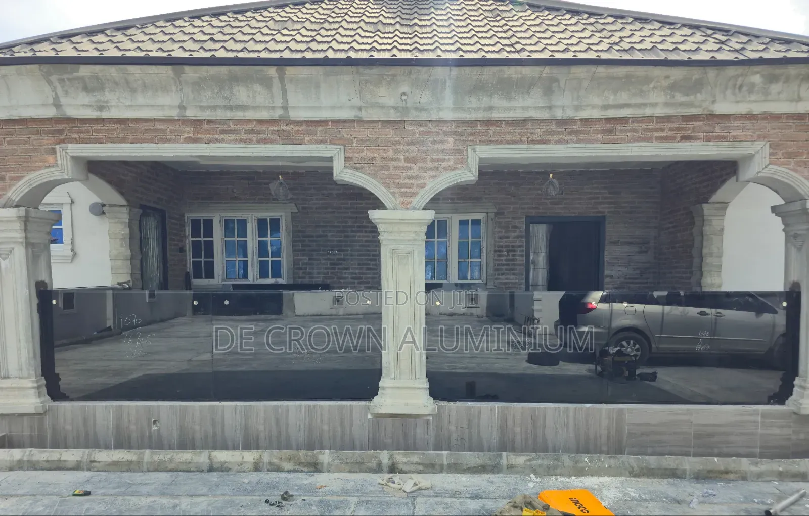 Premium Black Tempered Glass Balcony Handrails | Modern Safety Luxur