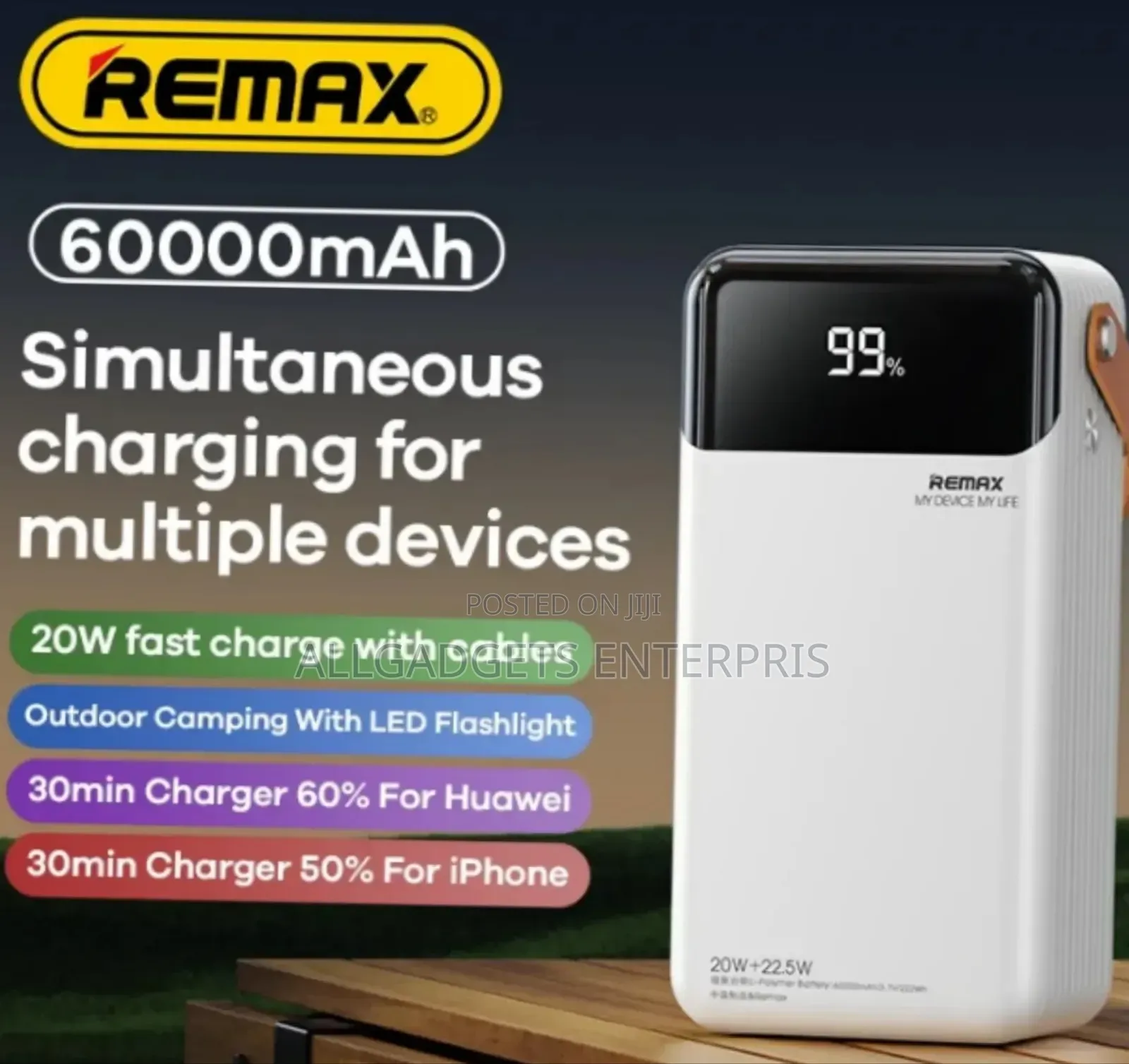 60000mah Remax Power Bank
