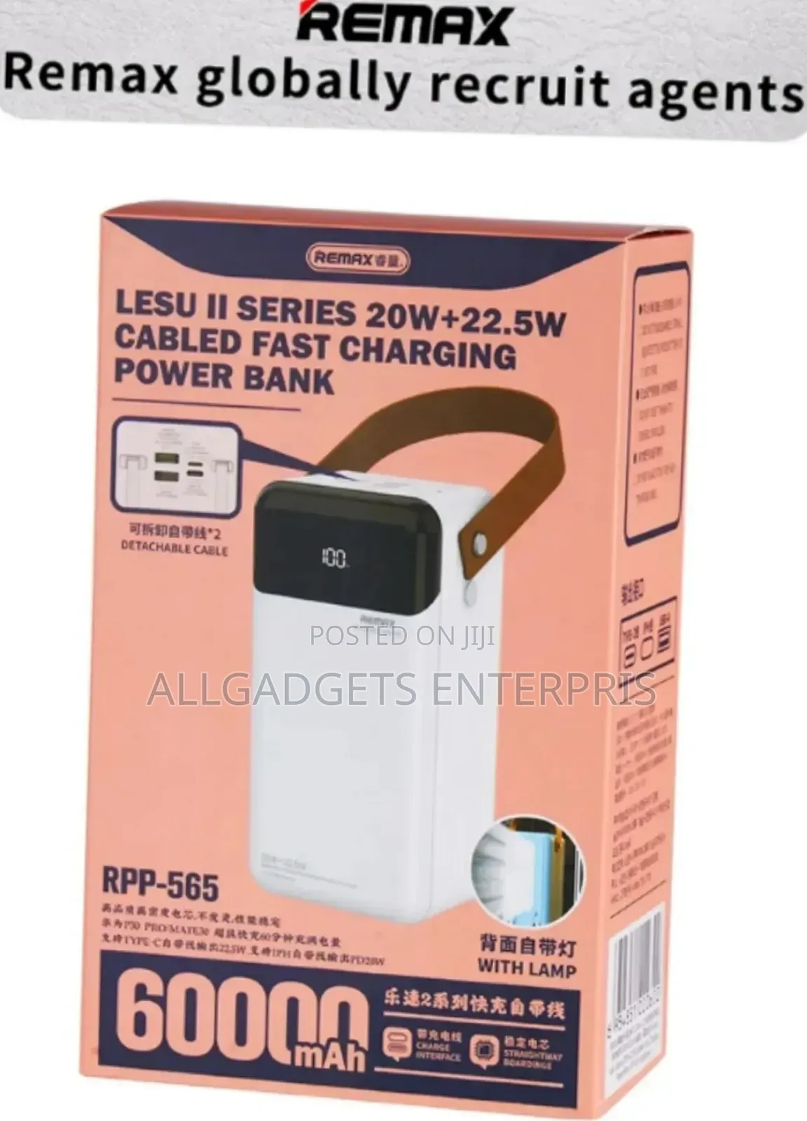 60000mah Remax Power Bank