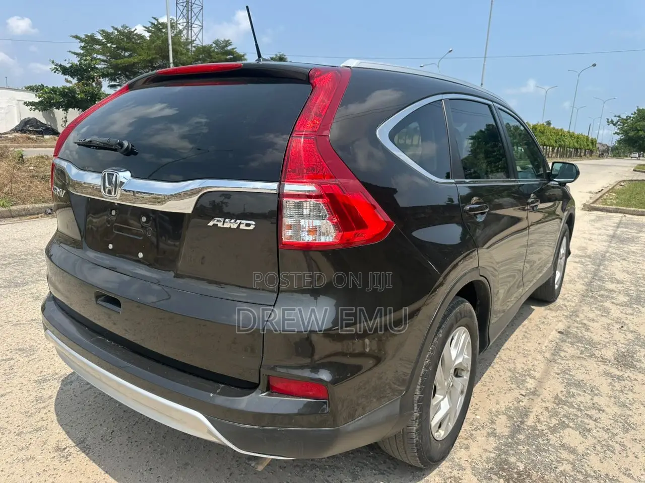 Honda CR-V EX-L w/Navigation 4dr SUV AWD (2.4L 4cyl CVT) 2015 Brown