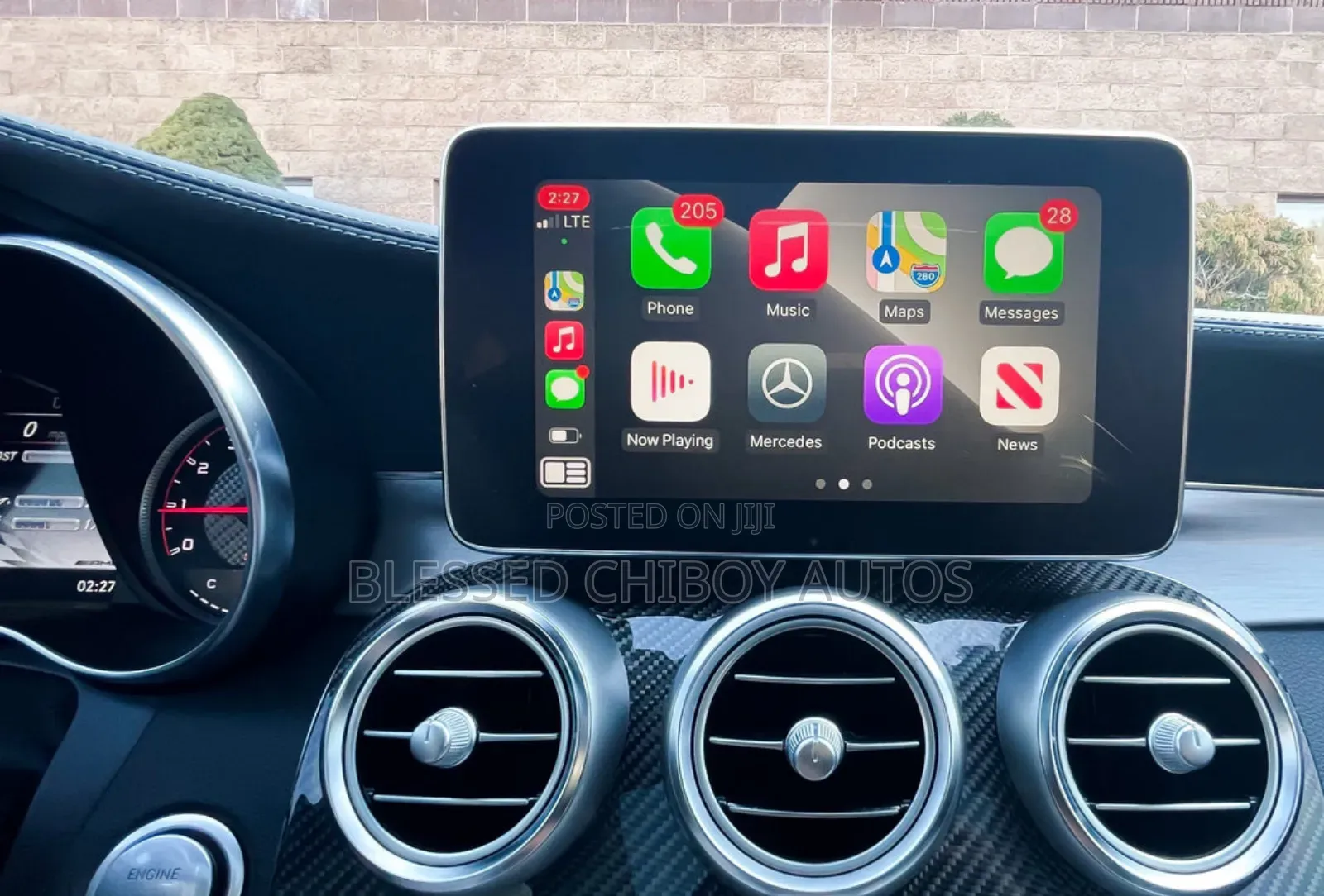 Wireless Carplay and Androidauto Integration for C-Class 2015-2018