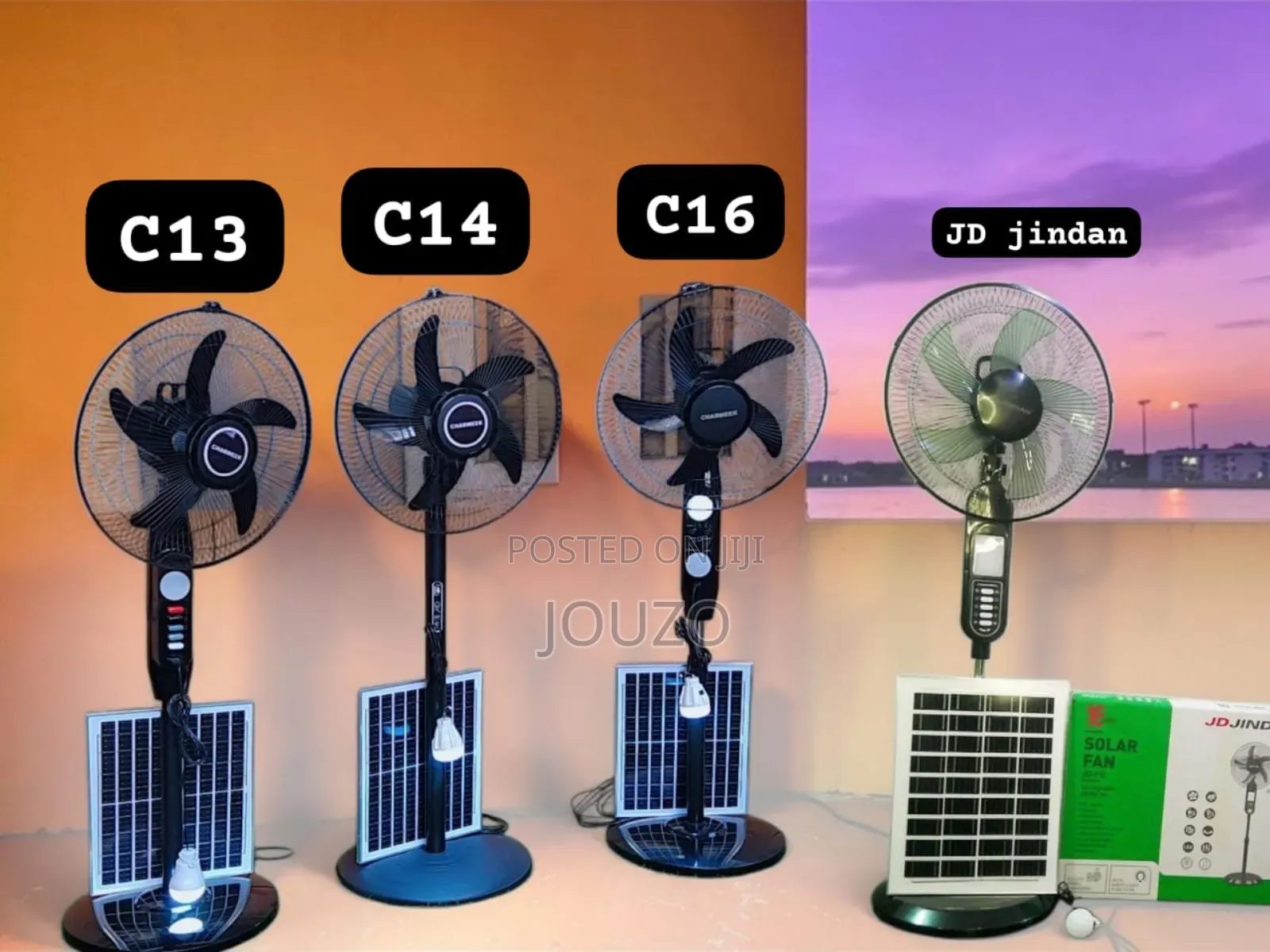 Solar Rechargeable Fan