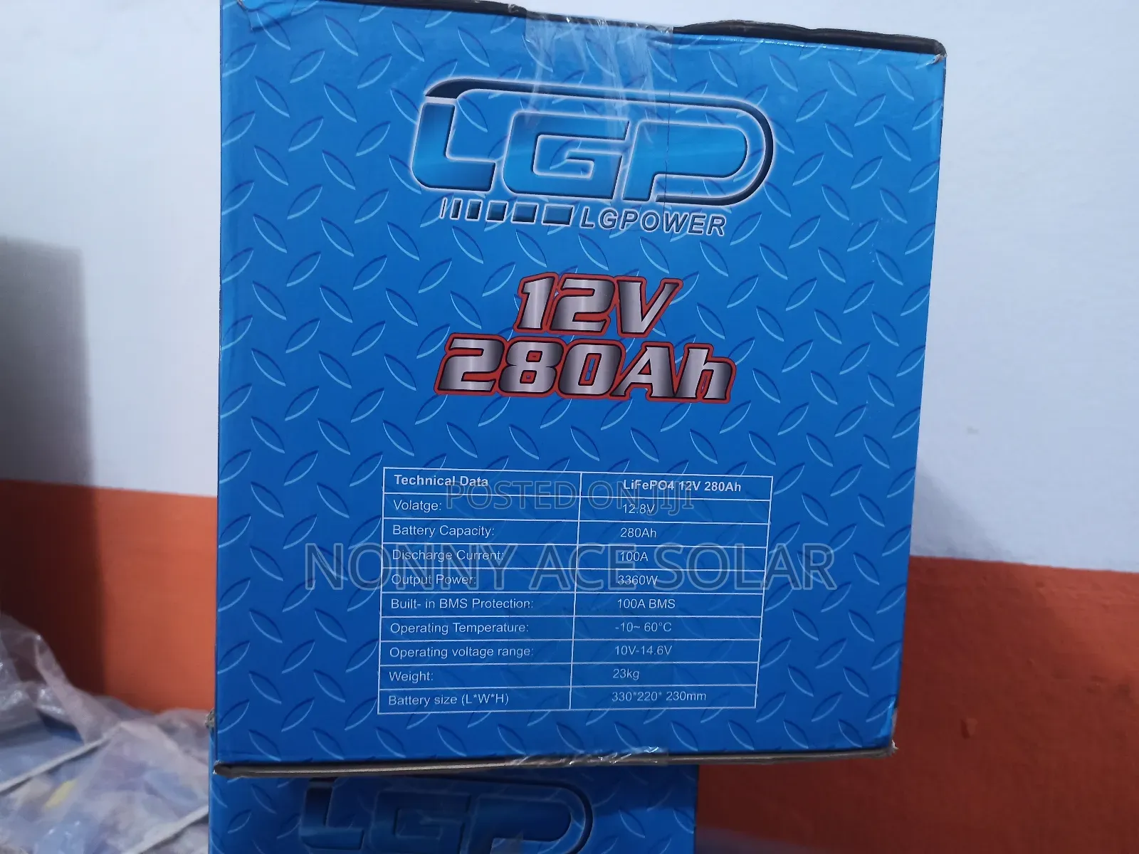 Lg Power 3.36kwh 12v Lifep04 Battery