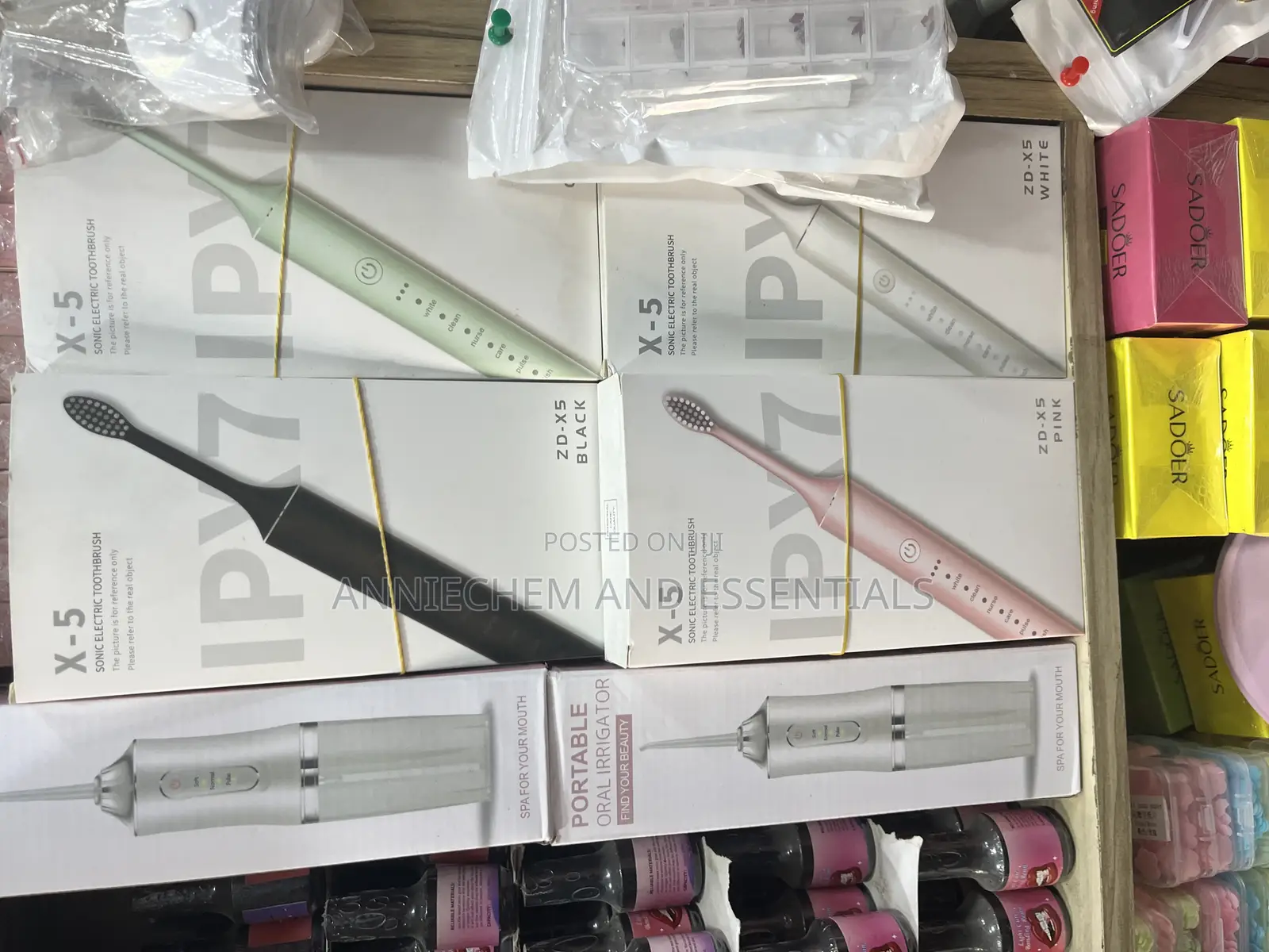 Electric Toothbrush and Portable Oral Irrigator