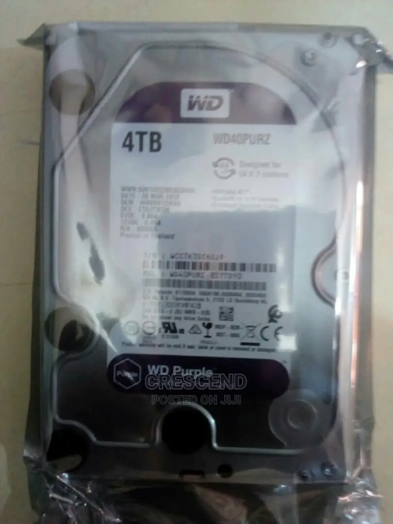 4tb Western Digital Surveillance Hard Disk Drive