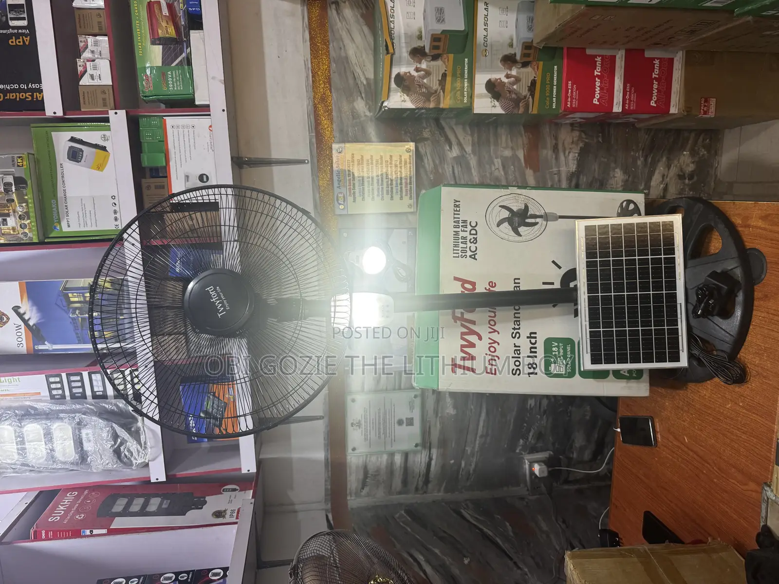 Tvvy Ford 18 Inches Solar Fan. Best Importer and Distributor
