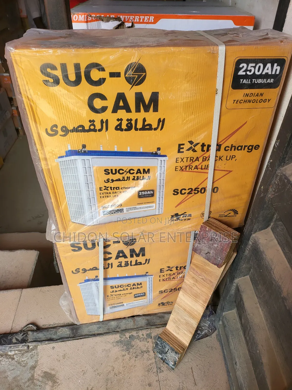 250ah 12v Suc-Cam Tubular Batterie