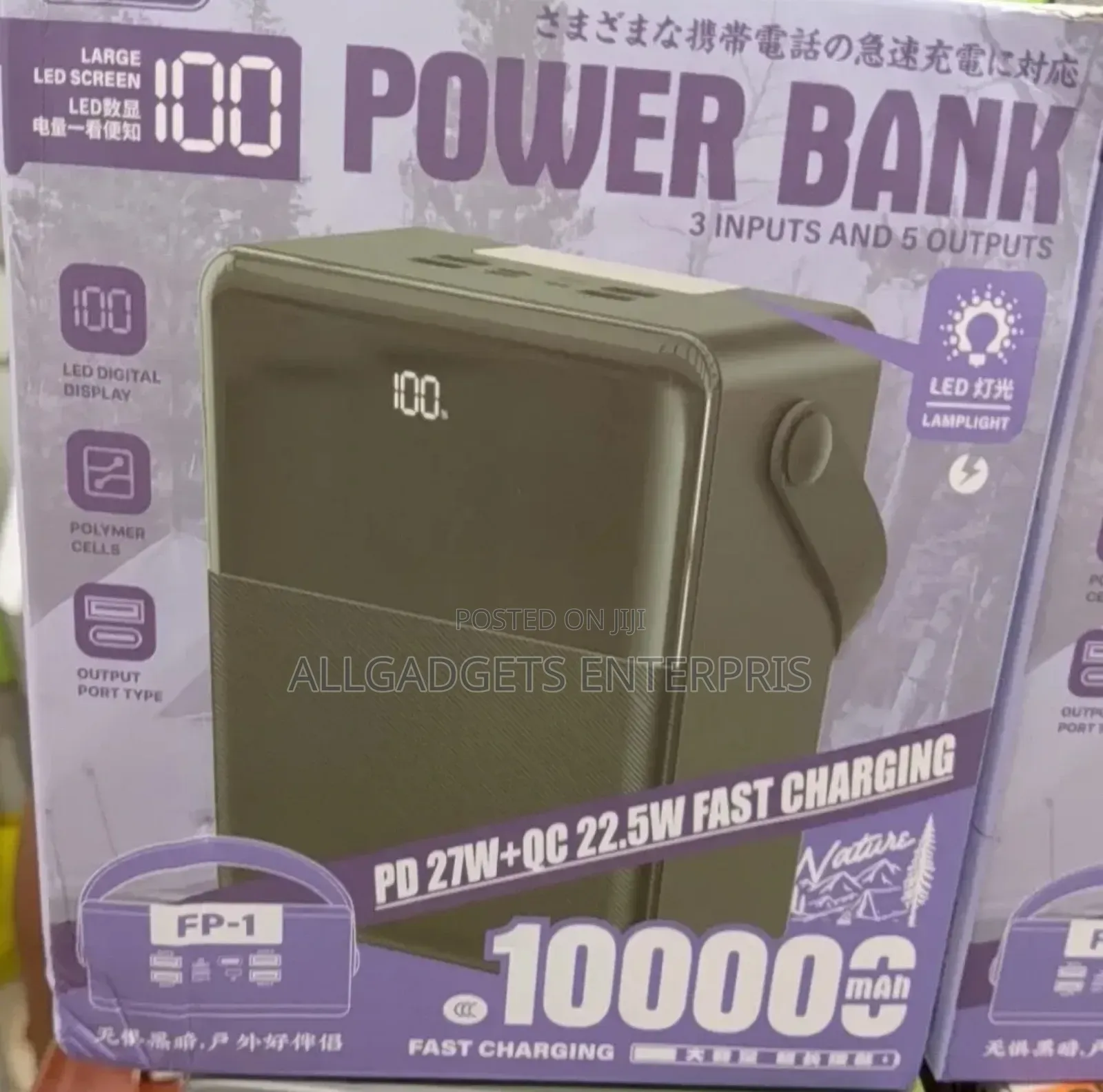 Remax 100000mah Power Bank 27w