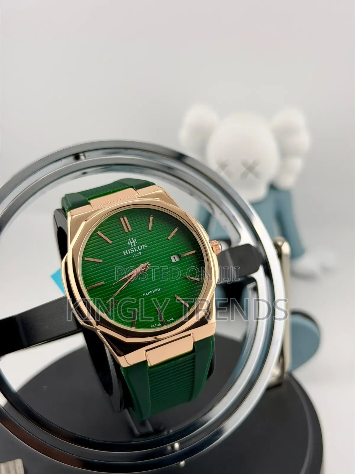 Hislon Ultra Slim Rubber Watch