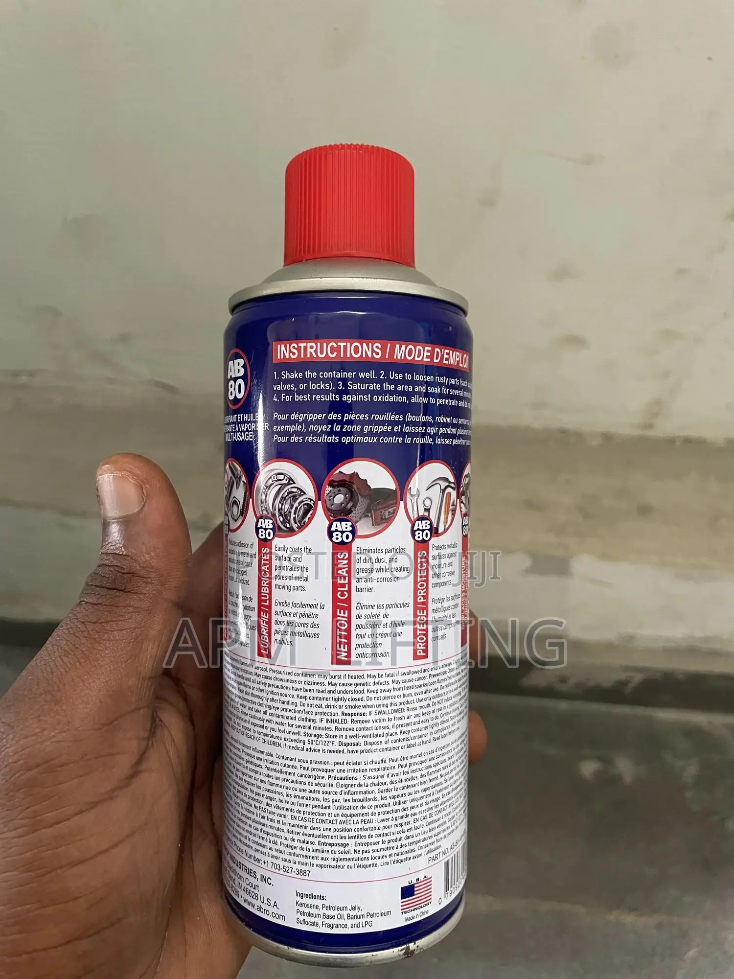 Abro Ab-80 Spray Lubricant Penetrating Oil