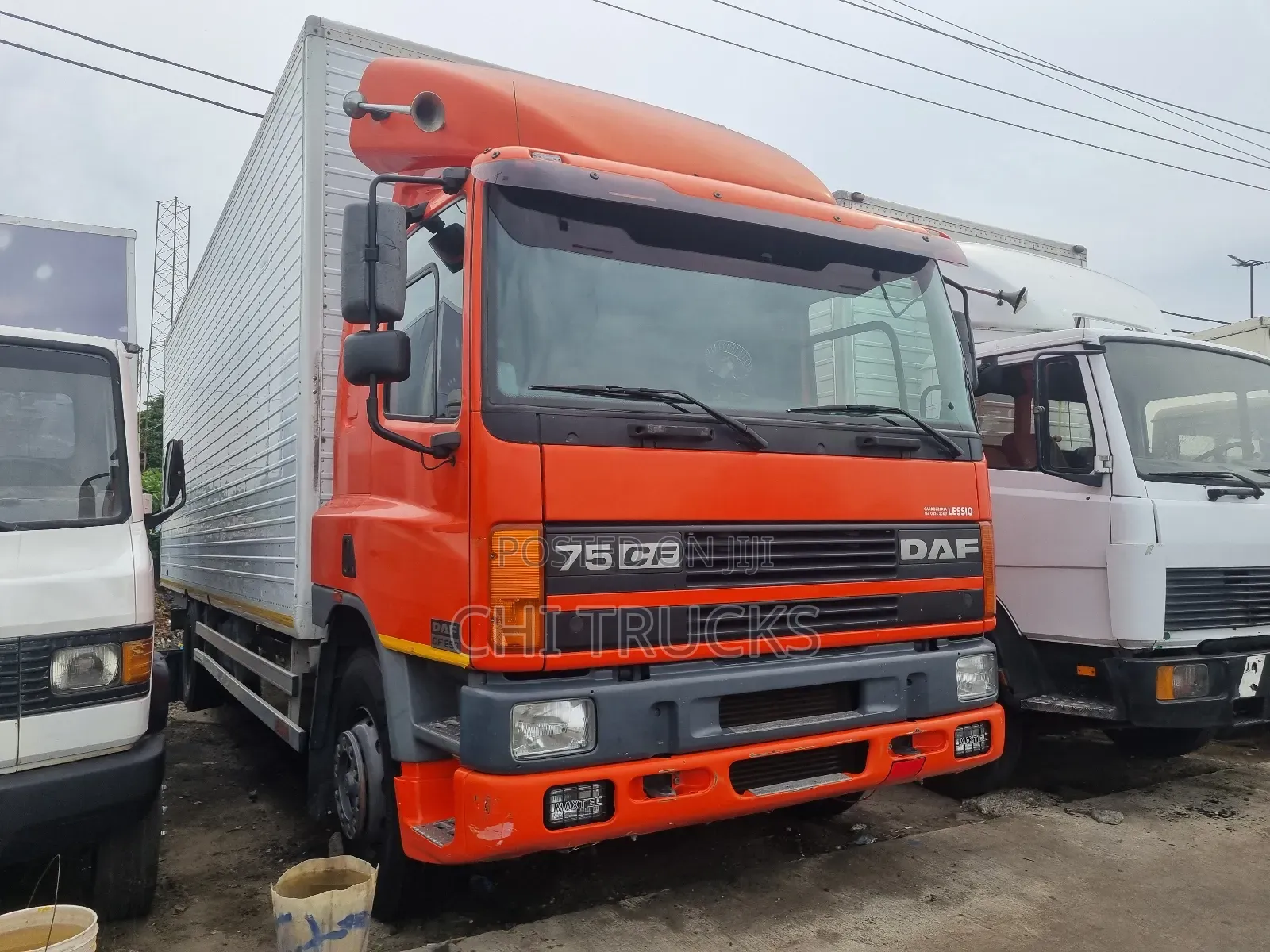 Daf Cf 75 Cargo Truck 2002 Red