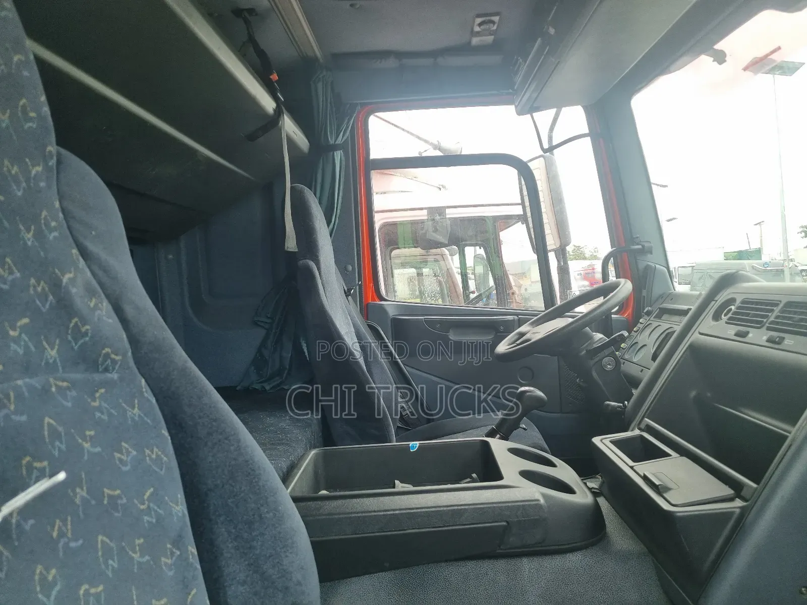 Daf Cf 75 Cargo Truck 2002 Red