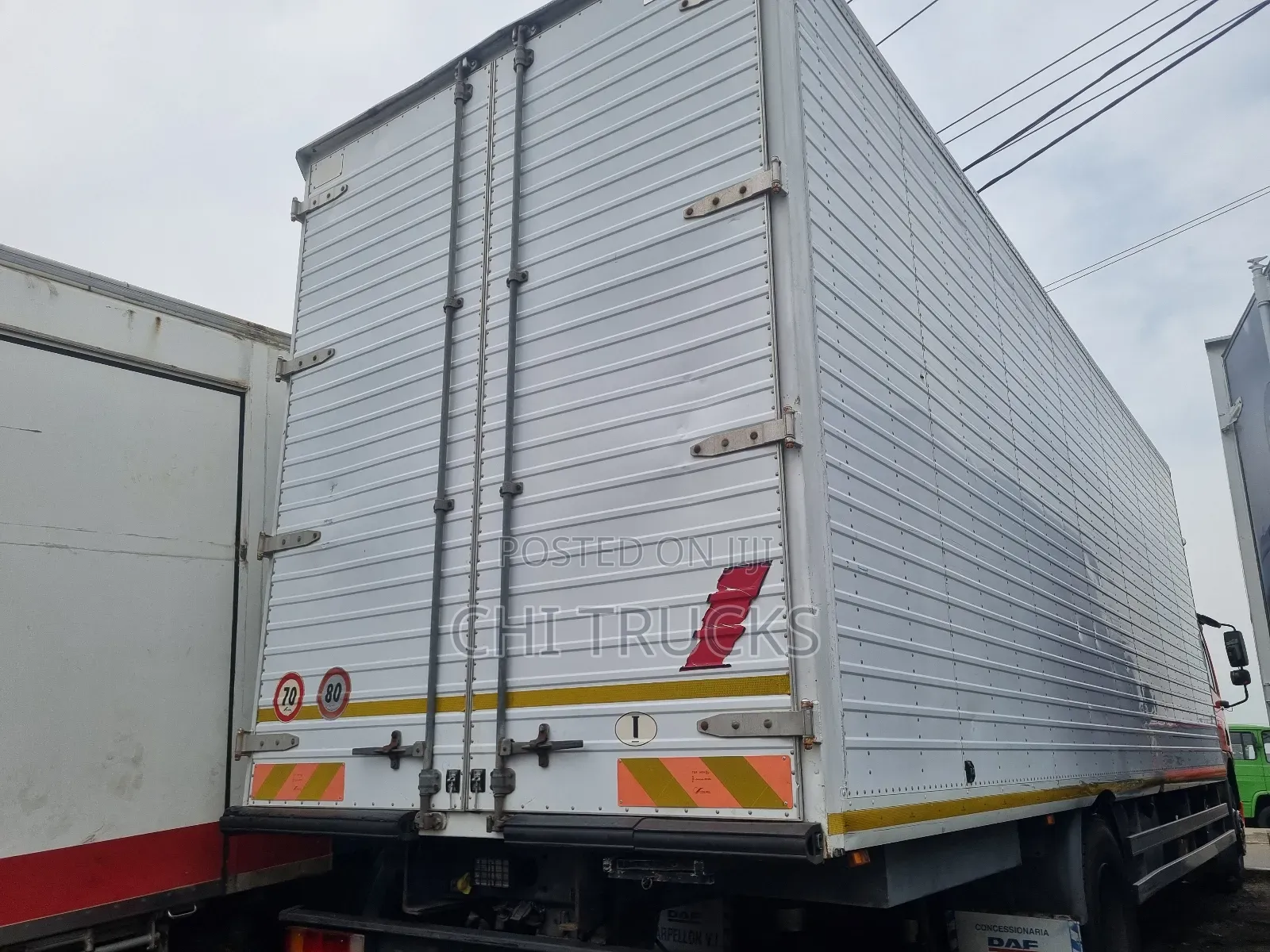 Daf Cf 75 Cargo Truck 2002 Red