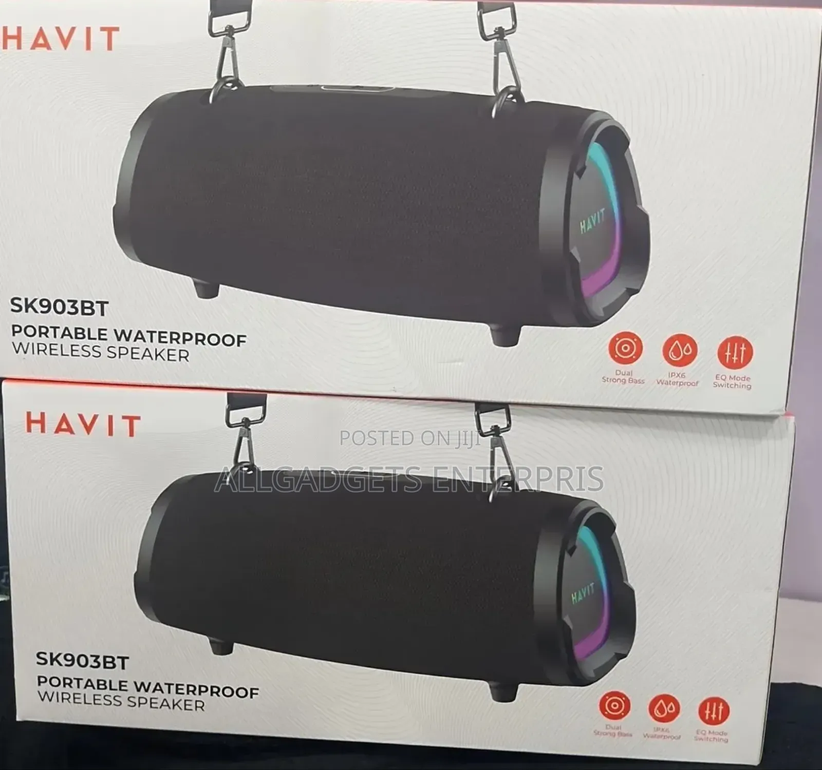 Havit Sk903bt Portable Waterproof Wireless Speaker 80w
