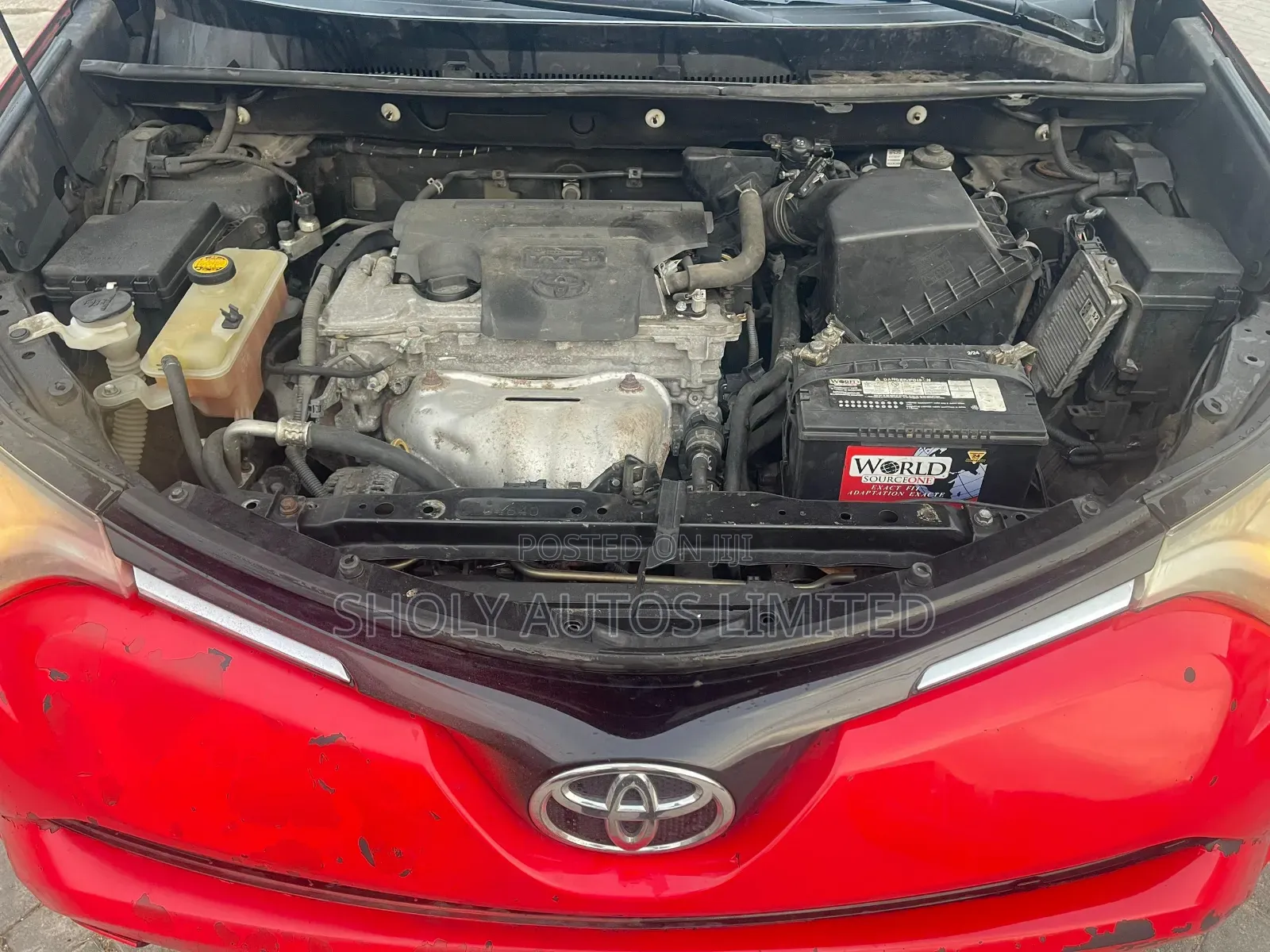 Toyota RAV4 LE AWD (2.5L 4cyl 6A) 2016 Red