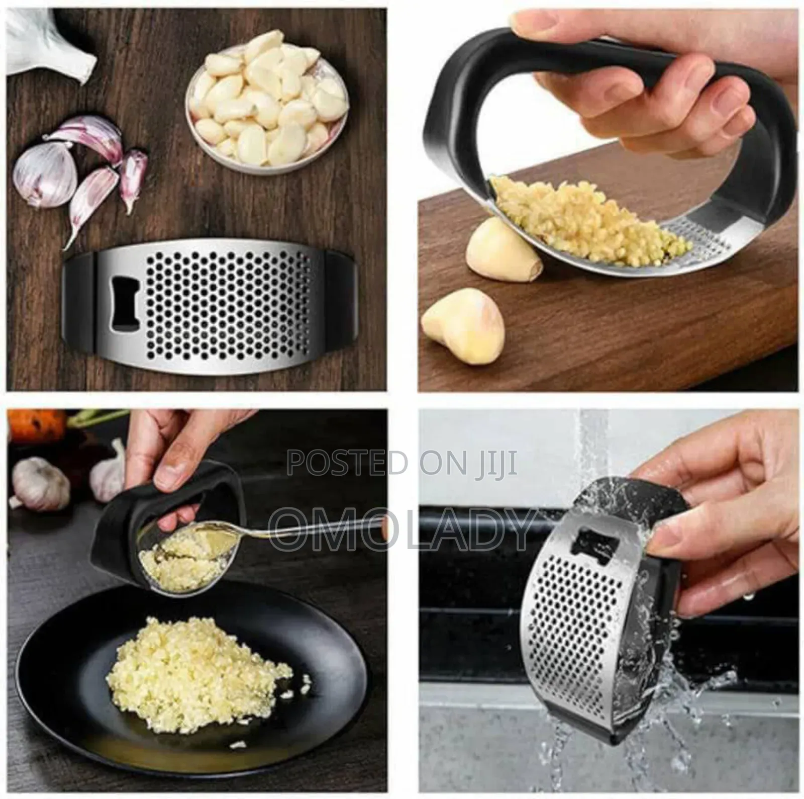 Stainless Steel Garlic Press
