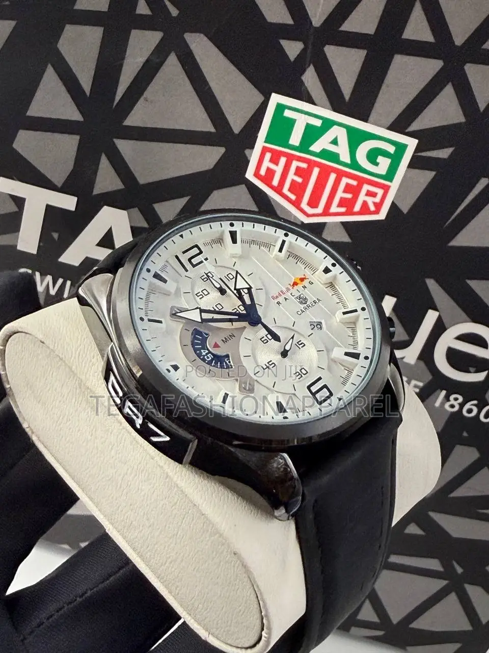 Tag Heuer X Red Bull Racing Genuine Leather Wristwatch