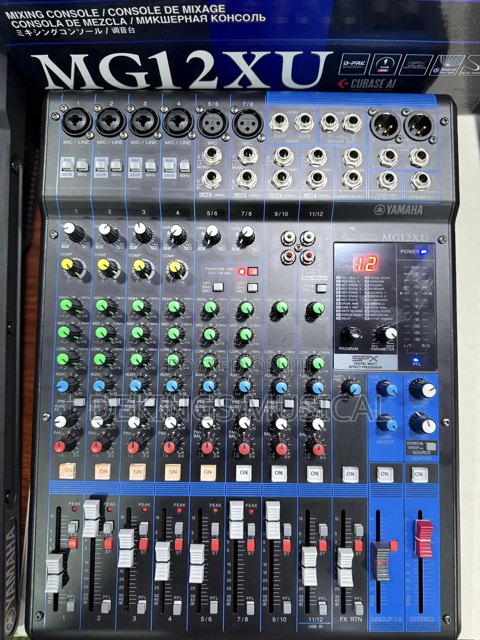 Yamaha Mg12xu Analogue 12channels Mixer