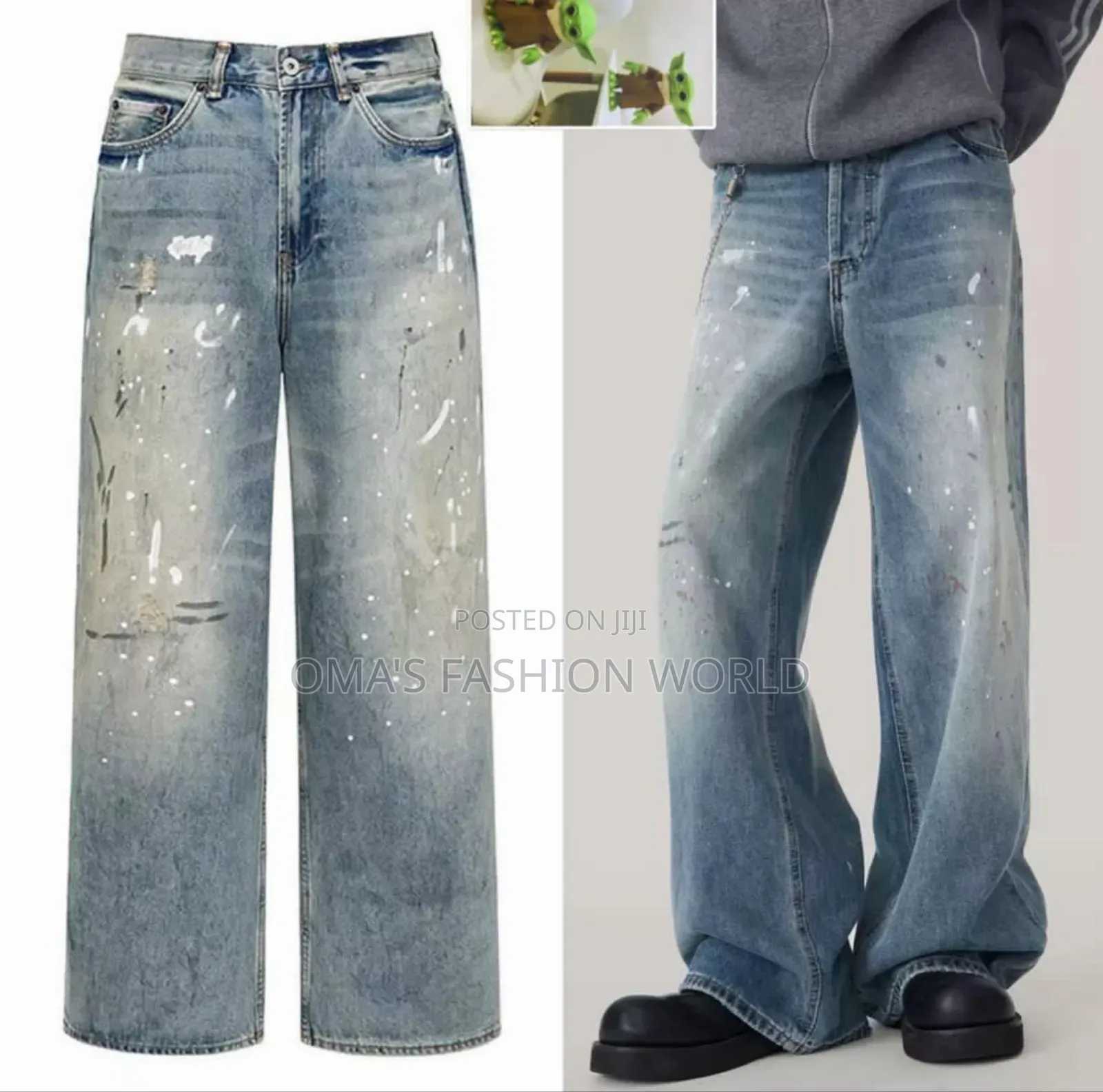 Baggy Jeans for Real Bosses Only High-Quality and Clean Finishing.