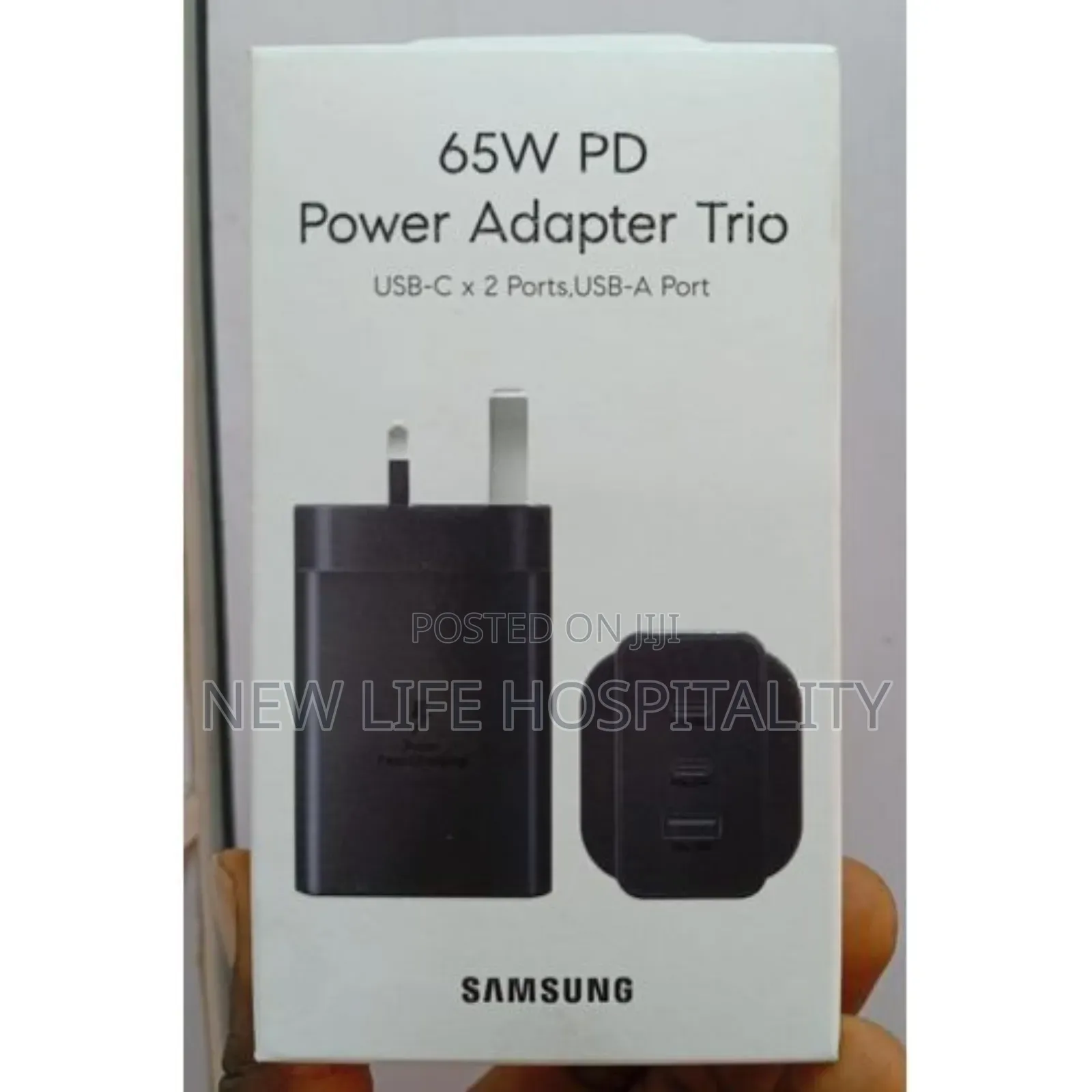 65w Original Samsung Charger 3 Port Super Fast Charging 2.0