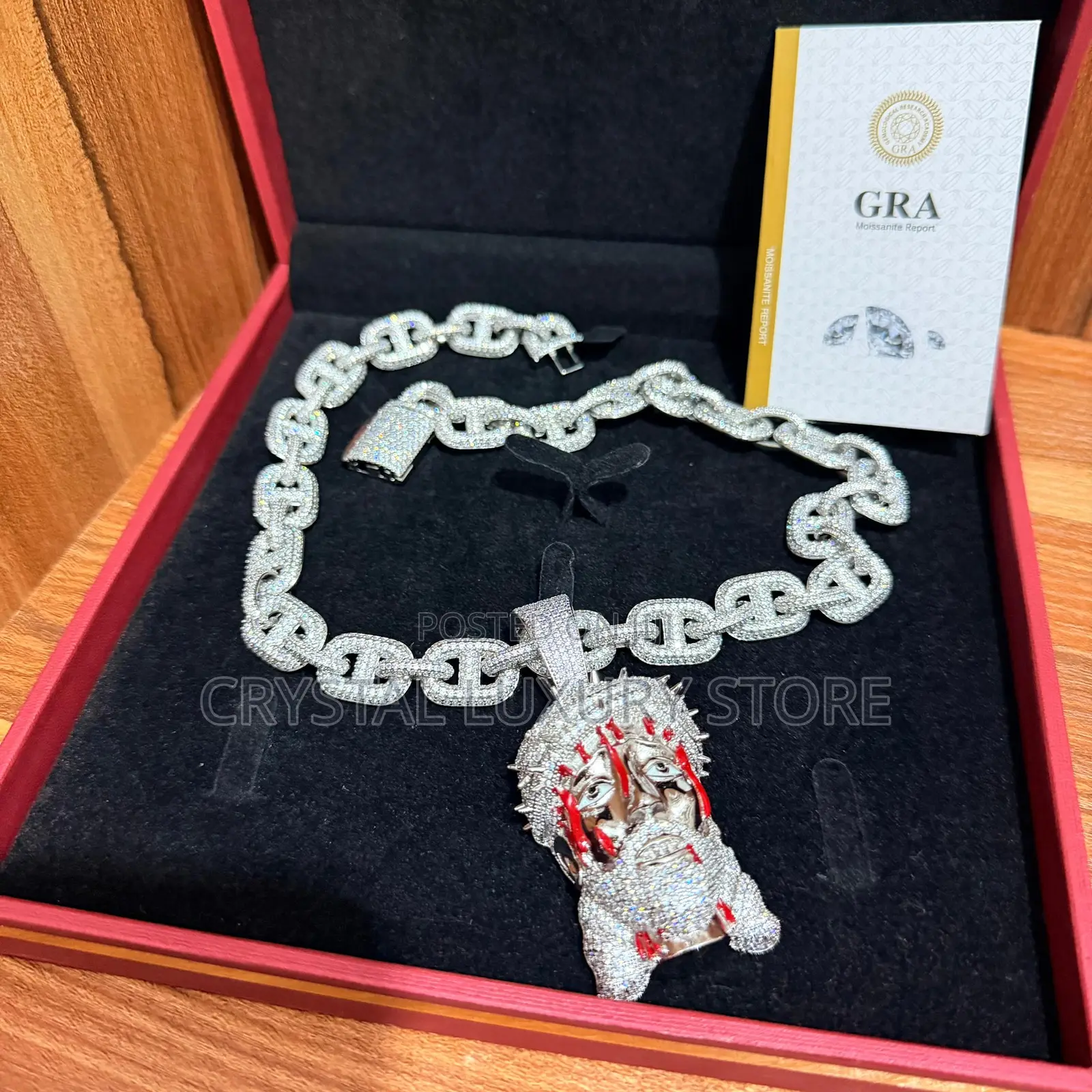Moissanite Quality Luxury Men Jewelry
