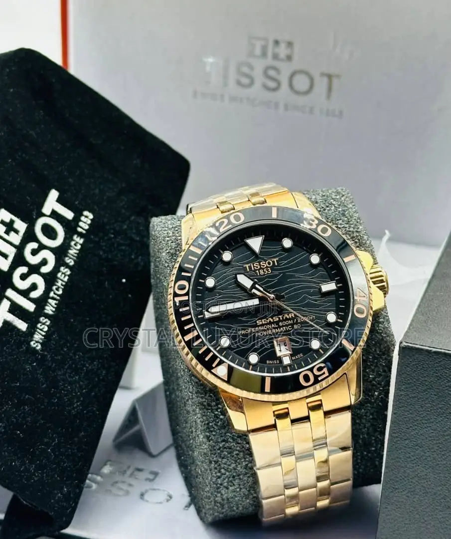 Tissot Quality Luxury Men Automatic Engine Chain Strap Wristwatch